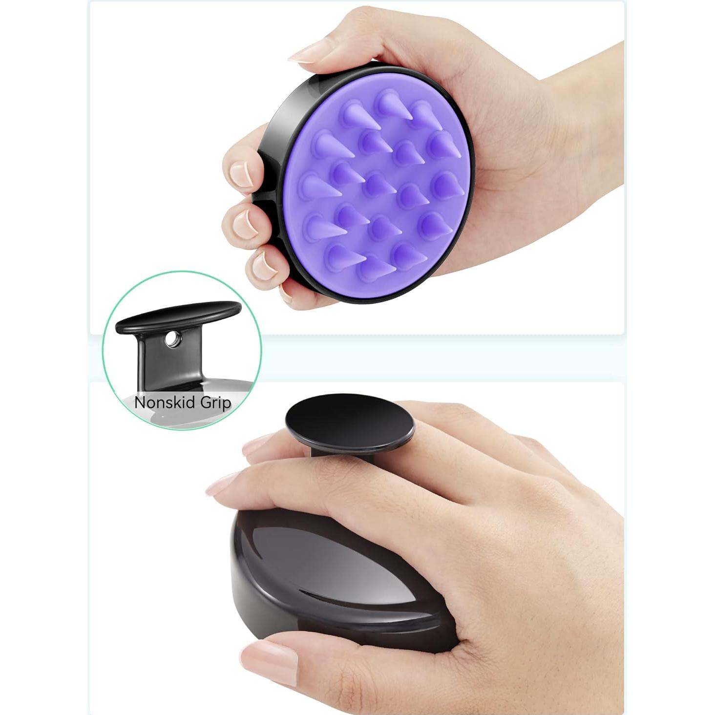 Masajeador de Cuero Cabelludo HEETA HP004DV Negro Suave