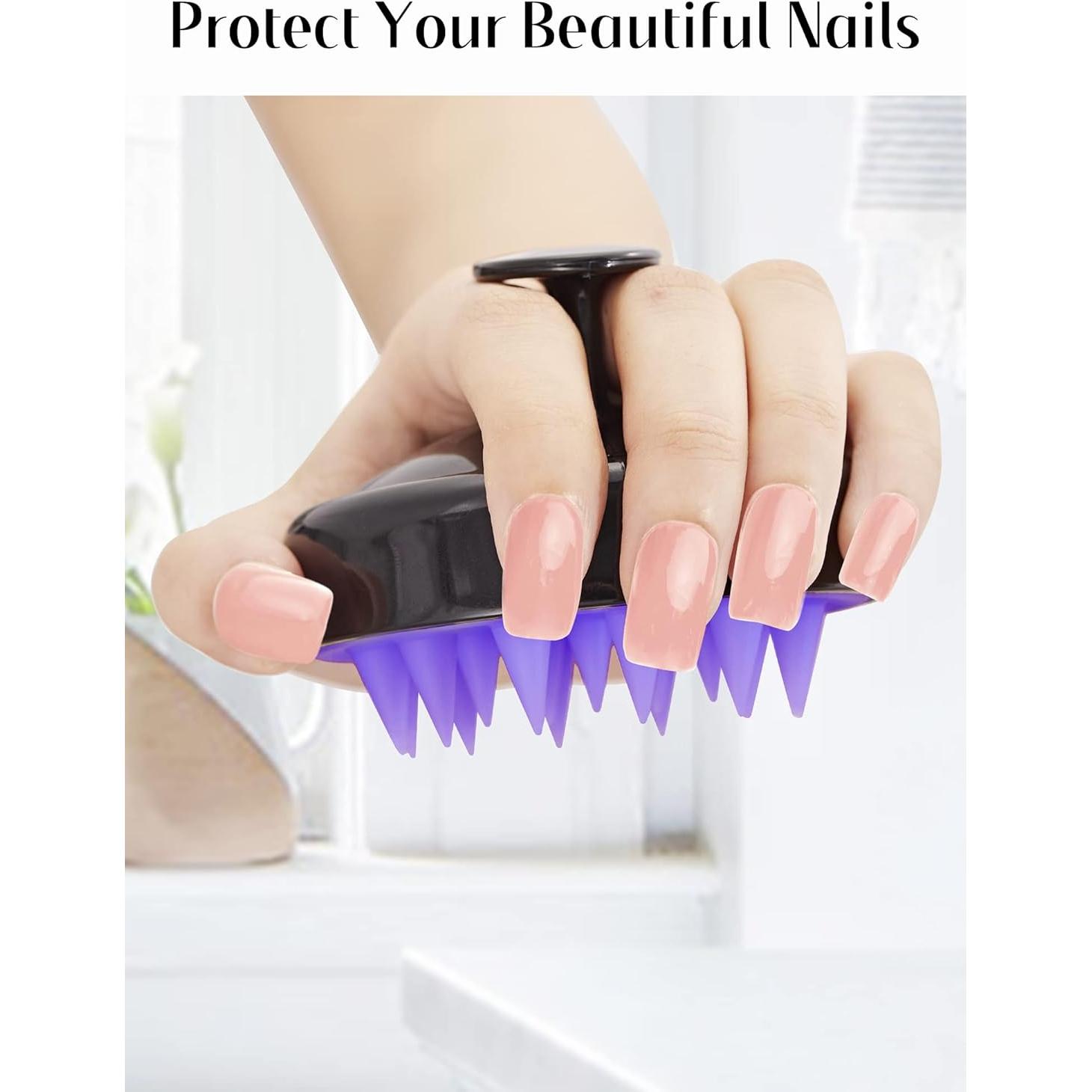 Masajeador de Cuero Cabelludo HEETA HP004DV Negro Suave