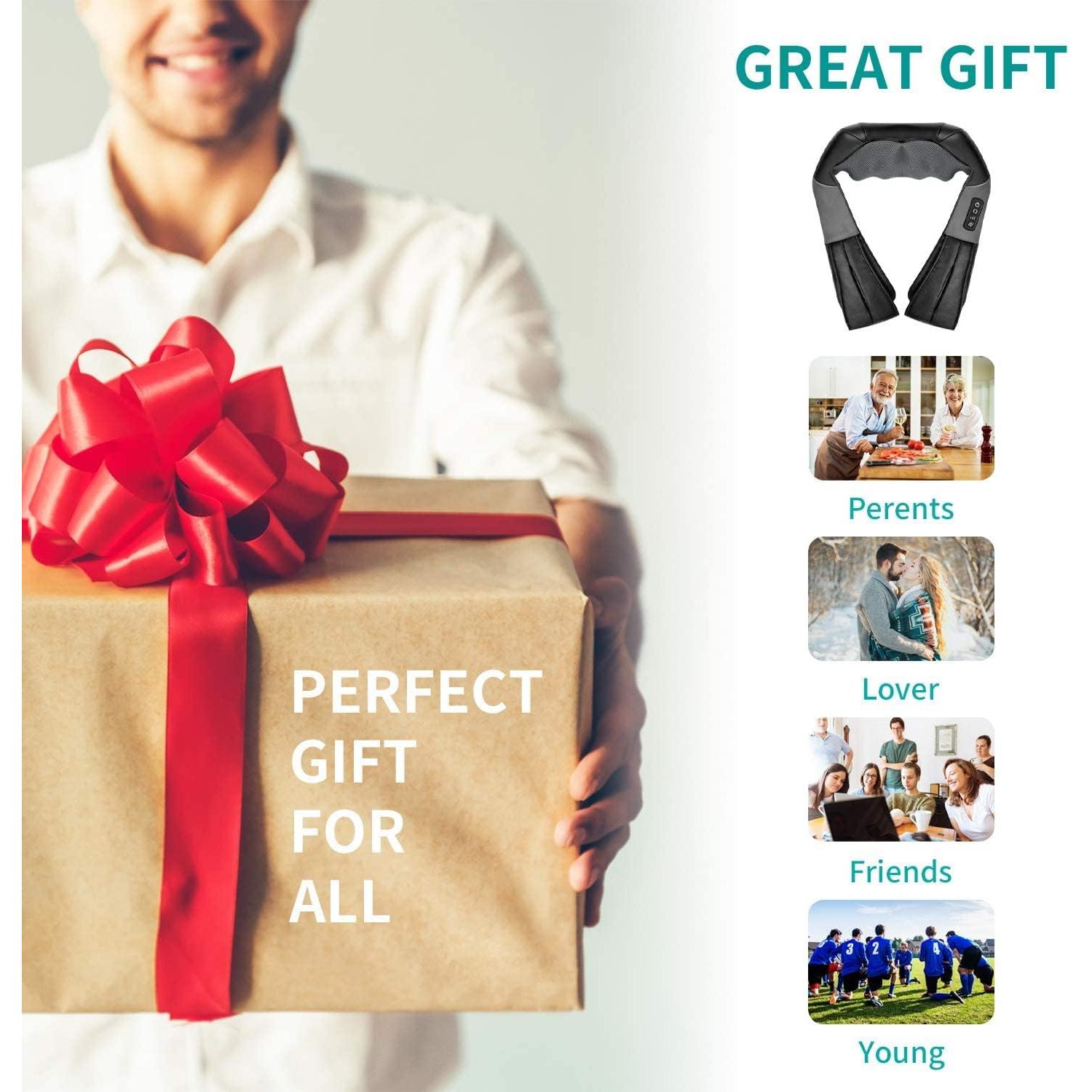 Masajeador de Cuello Nekteck LMS-801 3D con Calor Relajante