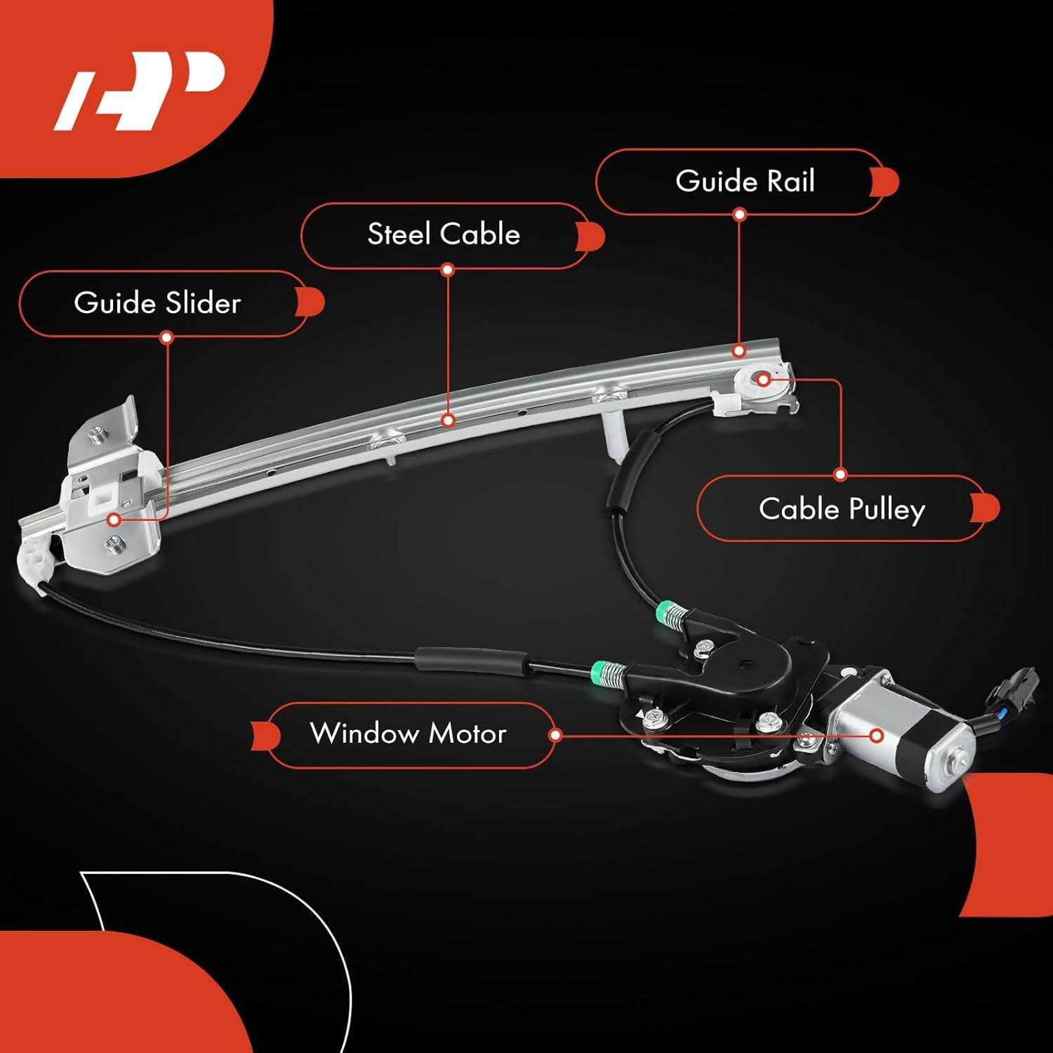Regulador de Ventana Eléctrico A-Premium Lado Izquierdo 1998-2003