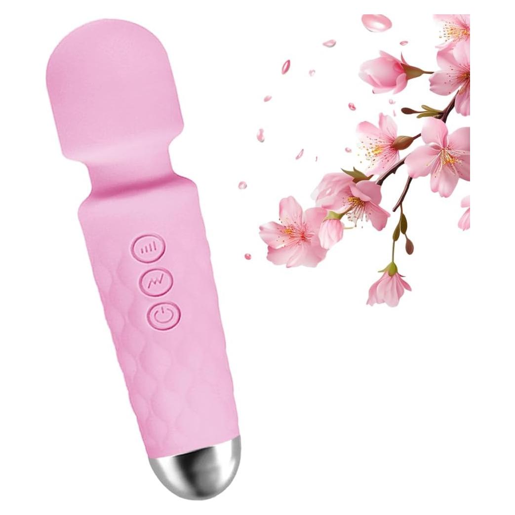 Masajeador Portátil Inalámbrico GWWJGSN para Cuerpo Rosa