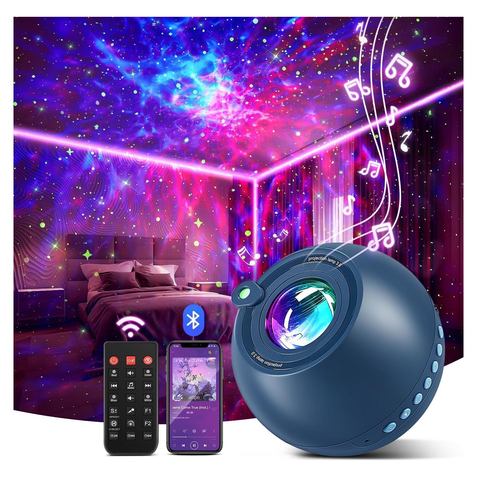 Proyector de Estrellas PIKOY 3.0 con Bluetooth y Ruido Blanco