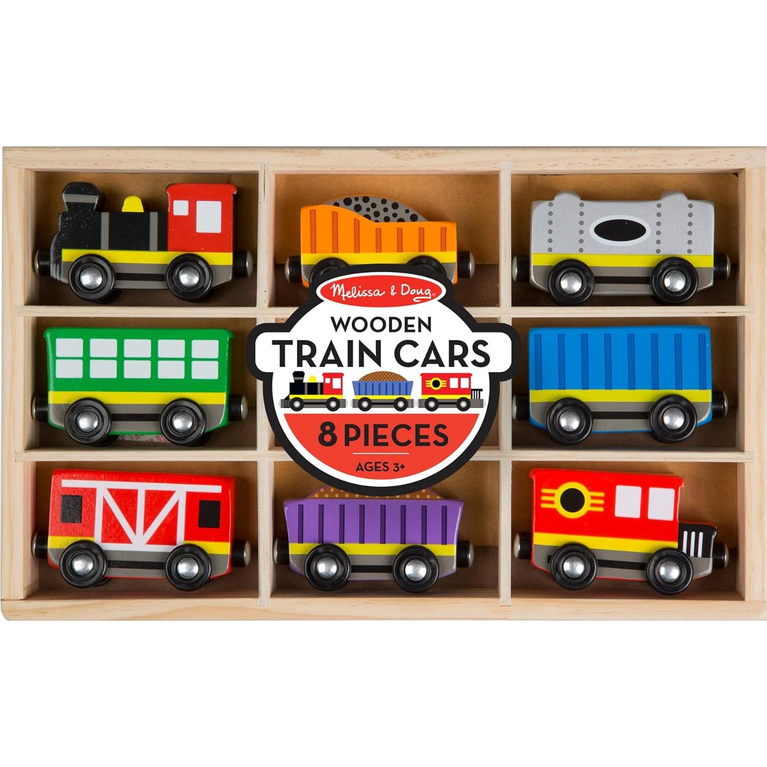 Tren Magnético de Madera Melissa & Doug - 8 Piezas