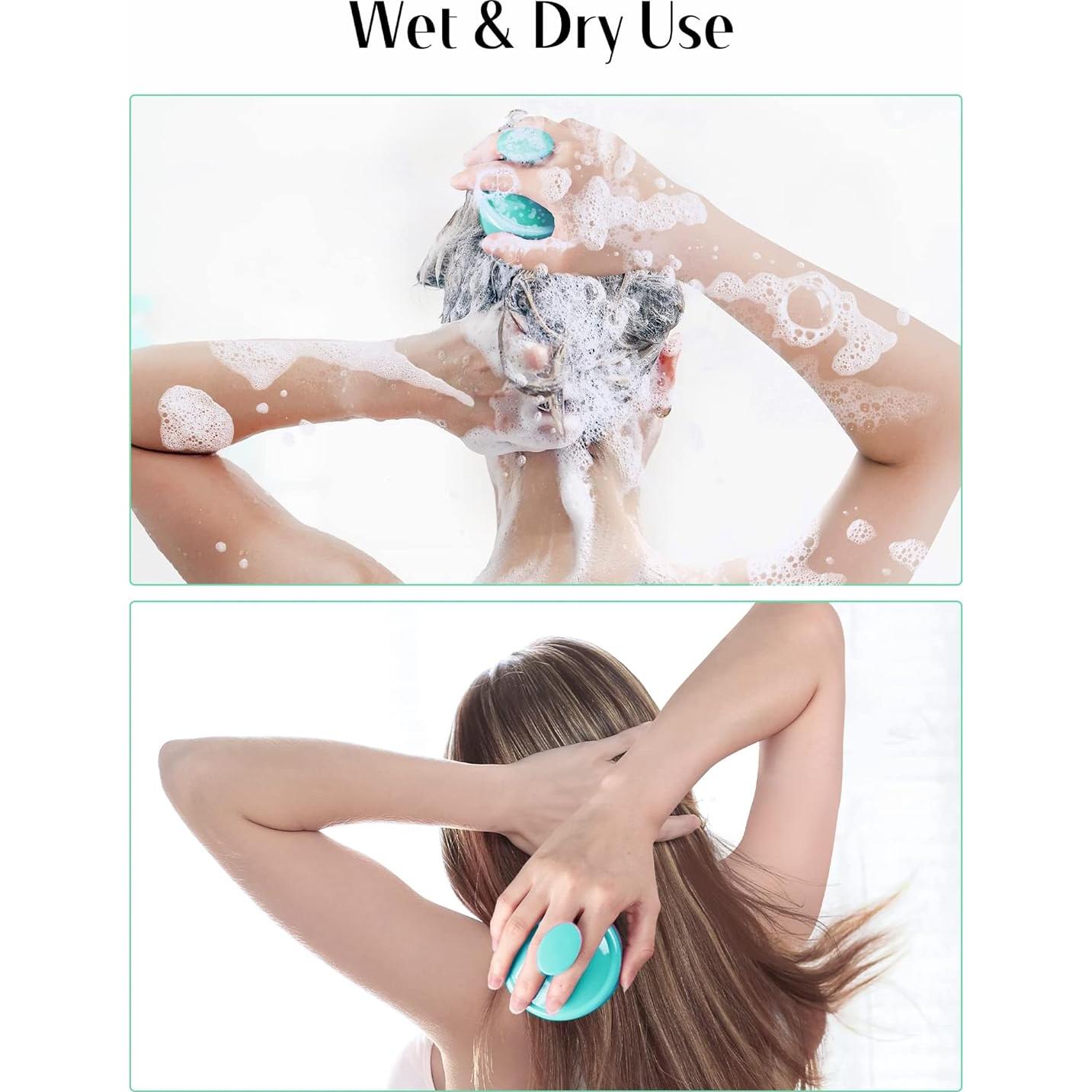 Masajeador de Cuero Cabelludo HEETA Verde para Cabello