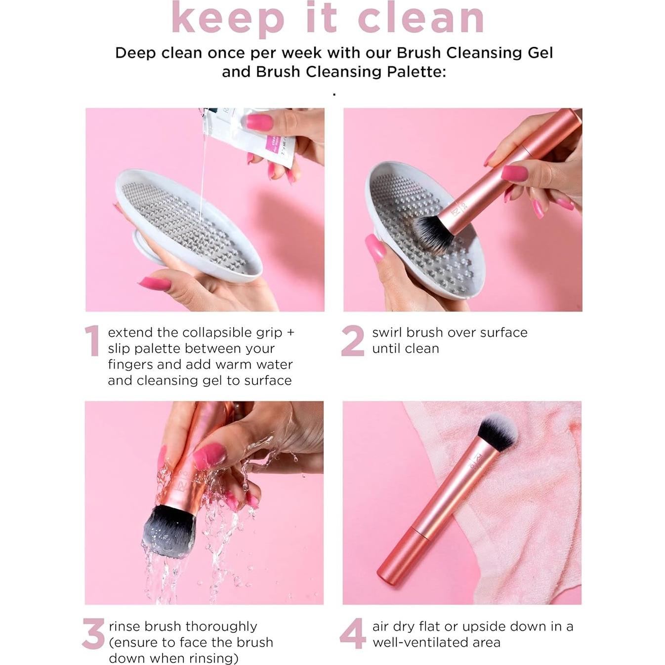 Conjunto de Brochas de Maquillaje Real Techniques 5 Piezas