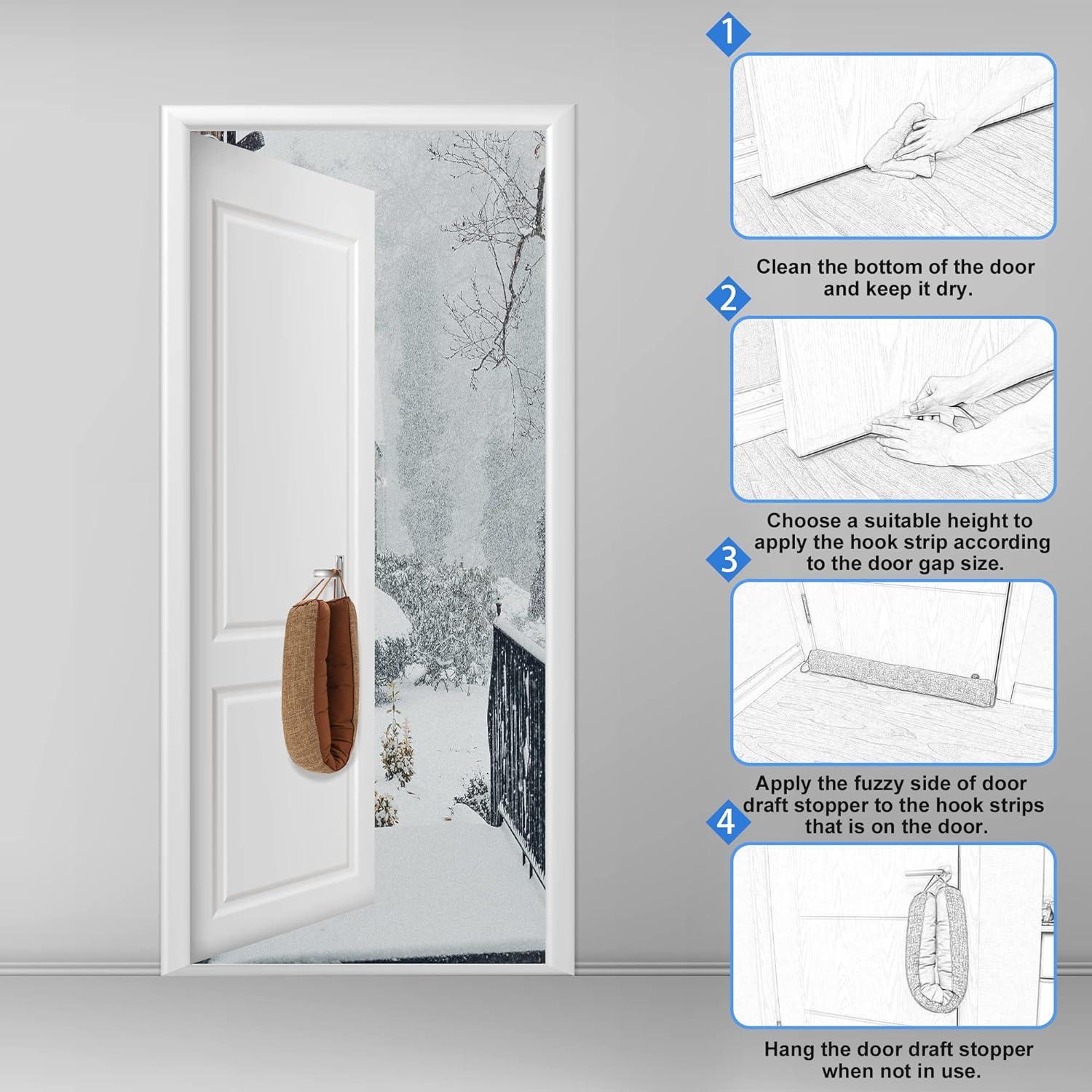 Tope de Puerta Triangular NABOWAN 30" (76.2 cm) Marrón