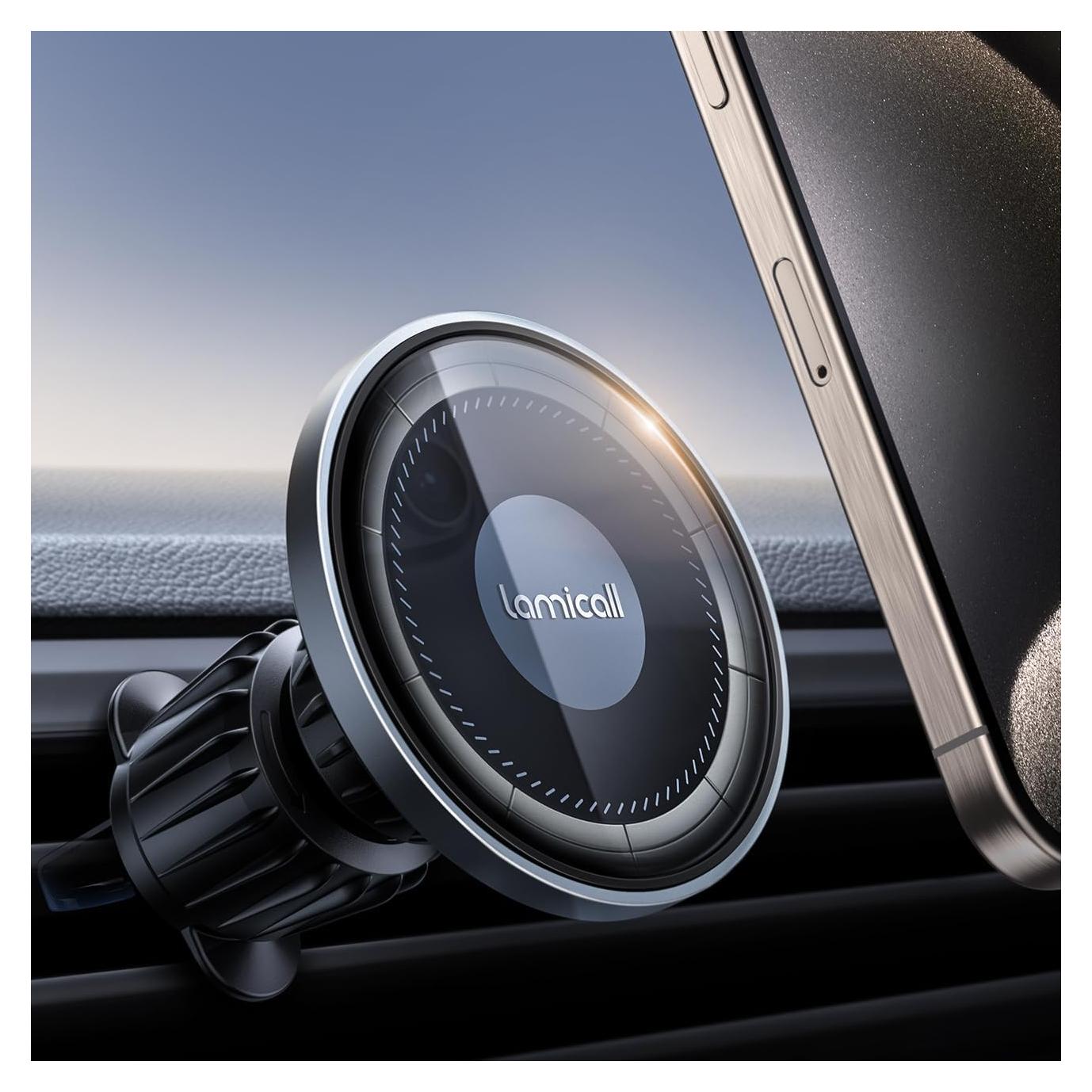 Soporte para coche Lamicall STCV06 - Magnético 20 imanes 360°