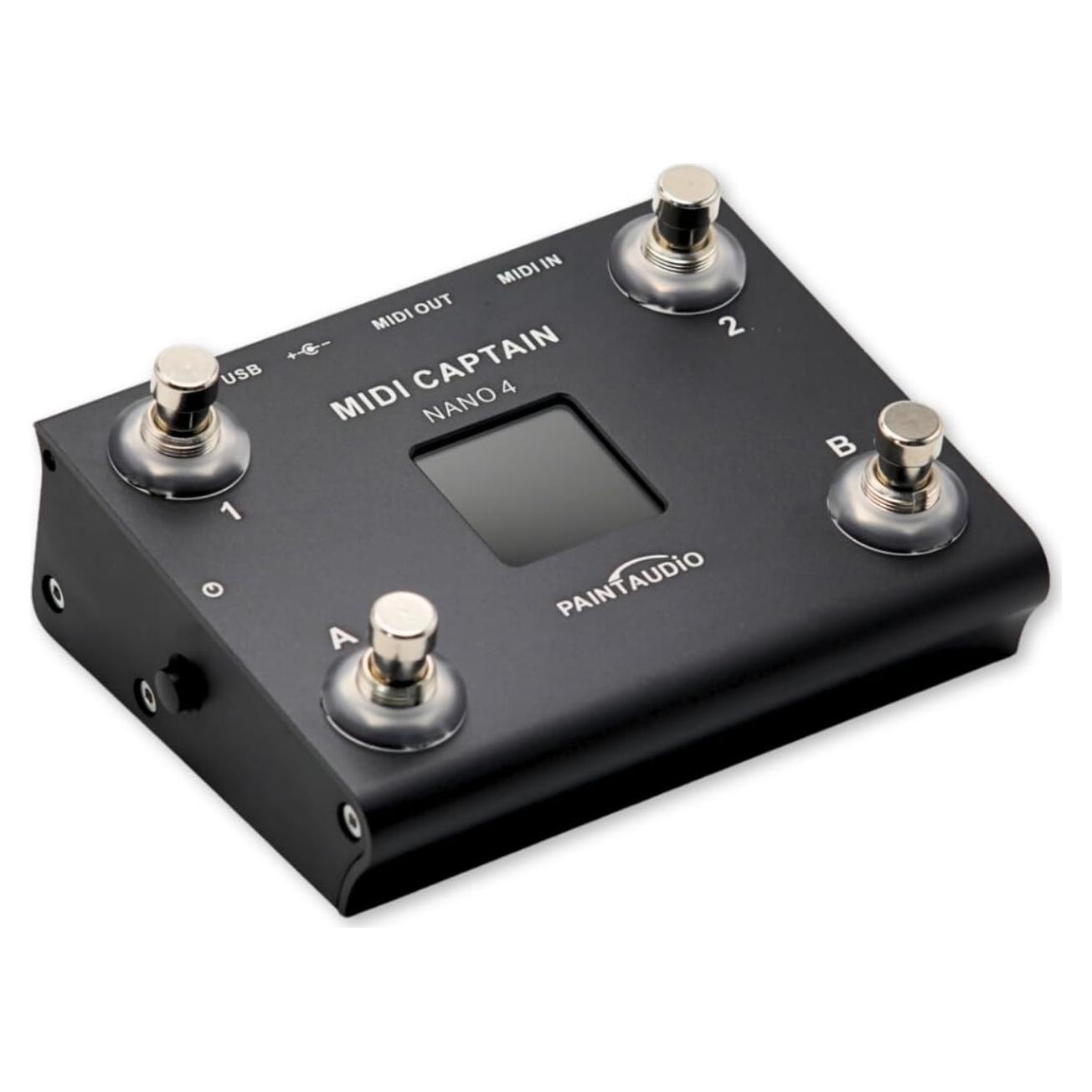 Controlador de pie MIDI Captain NANO 4 USB-MIDI 4 Interruptores