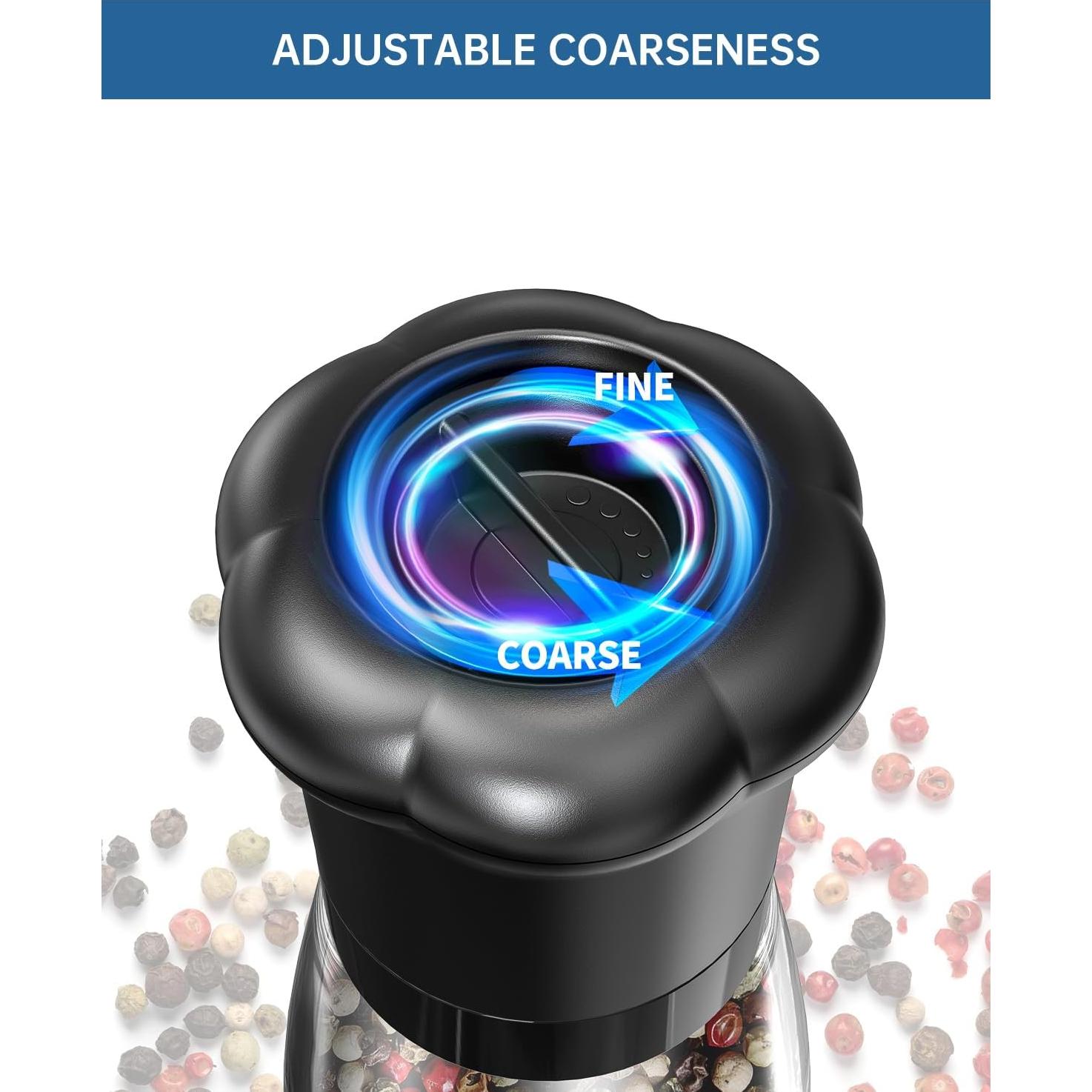 Juego de Molinillos de Sal y Pimienta CIRCLE JOY 180ml Manual