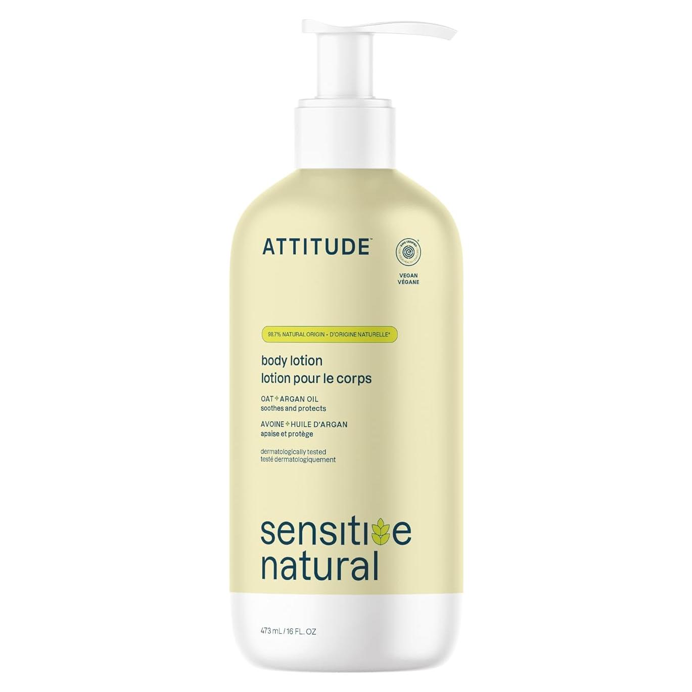 Loción Corporal ATTITUDE 473 ml Piel Sensible Aceite de Argan