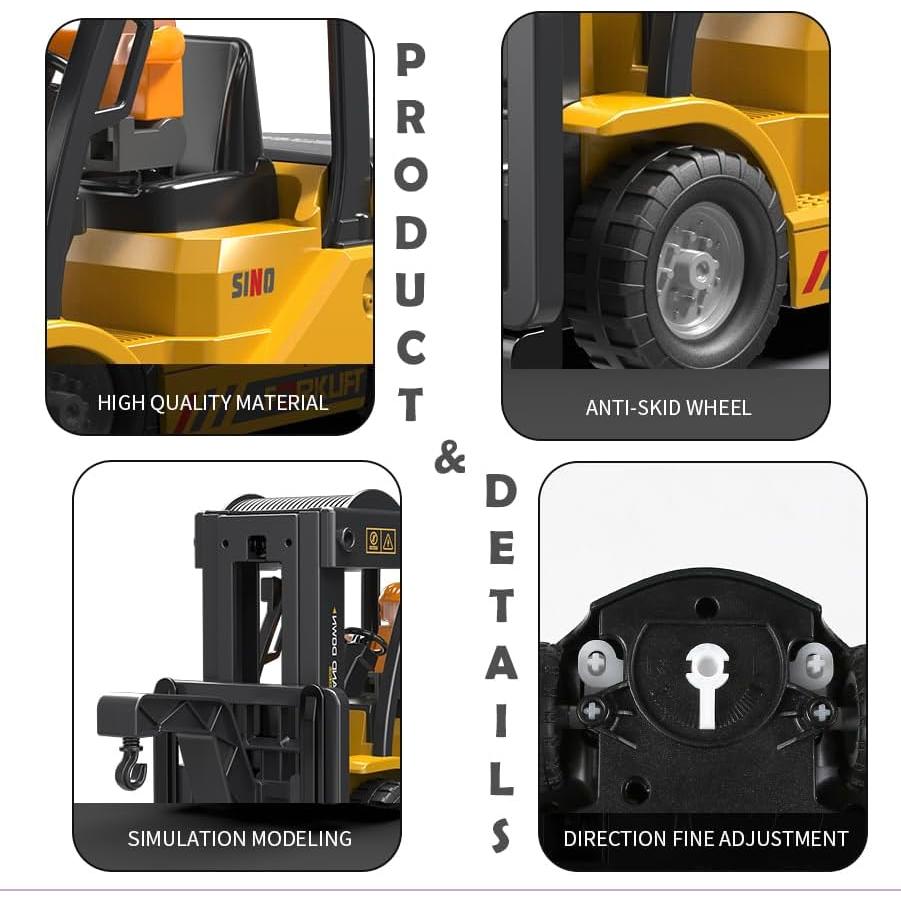 Montacargas RC SHANTOU 6638 6 Canales 1:24 con Sonido y Luz