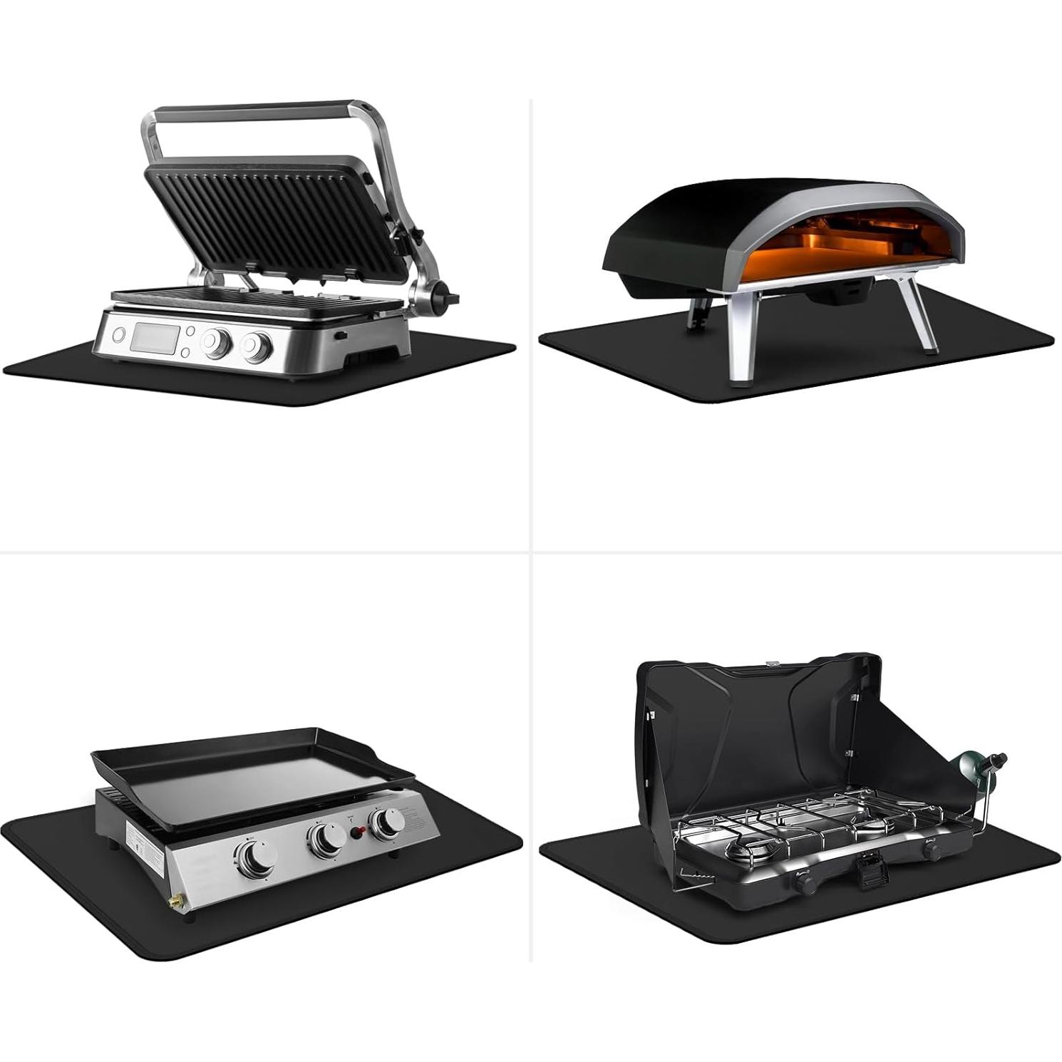 Alfombrilla Resistente al Calor FLASLD para Parrilla 60x40cm