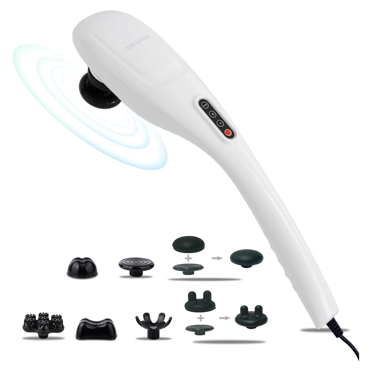 Masajeador Eléctrico de Mano MEGAWISE 5 Modos 5 Velocidades