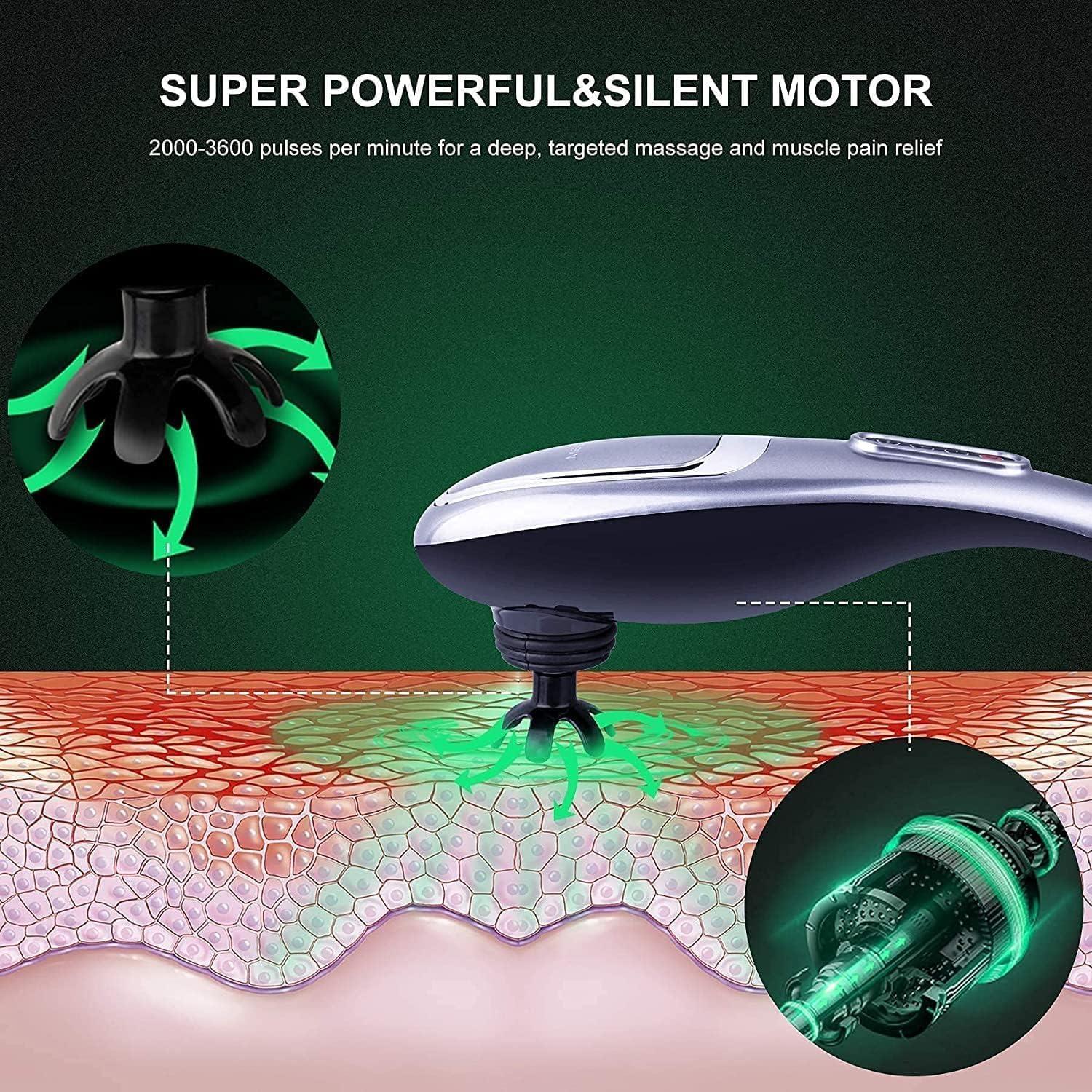 Masajeador Eléctrico de Mano MEGAWISE RD-A10 Inalámbrico