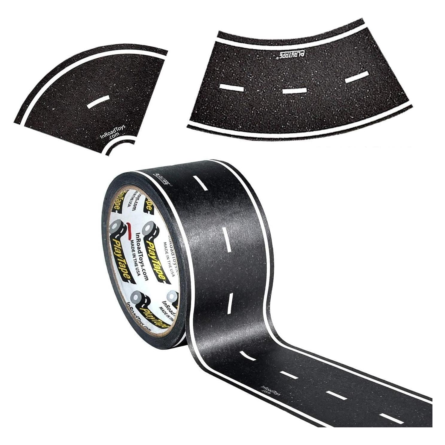 PlayTape Cinta de Carretera 60m x 5cm + 36 Curvas