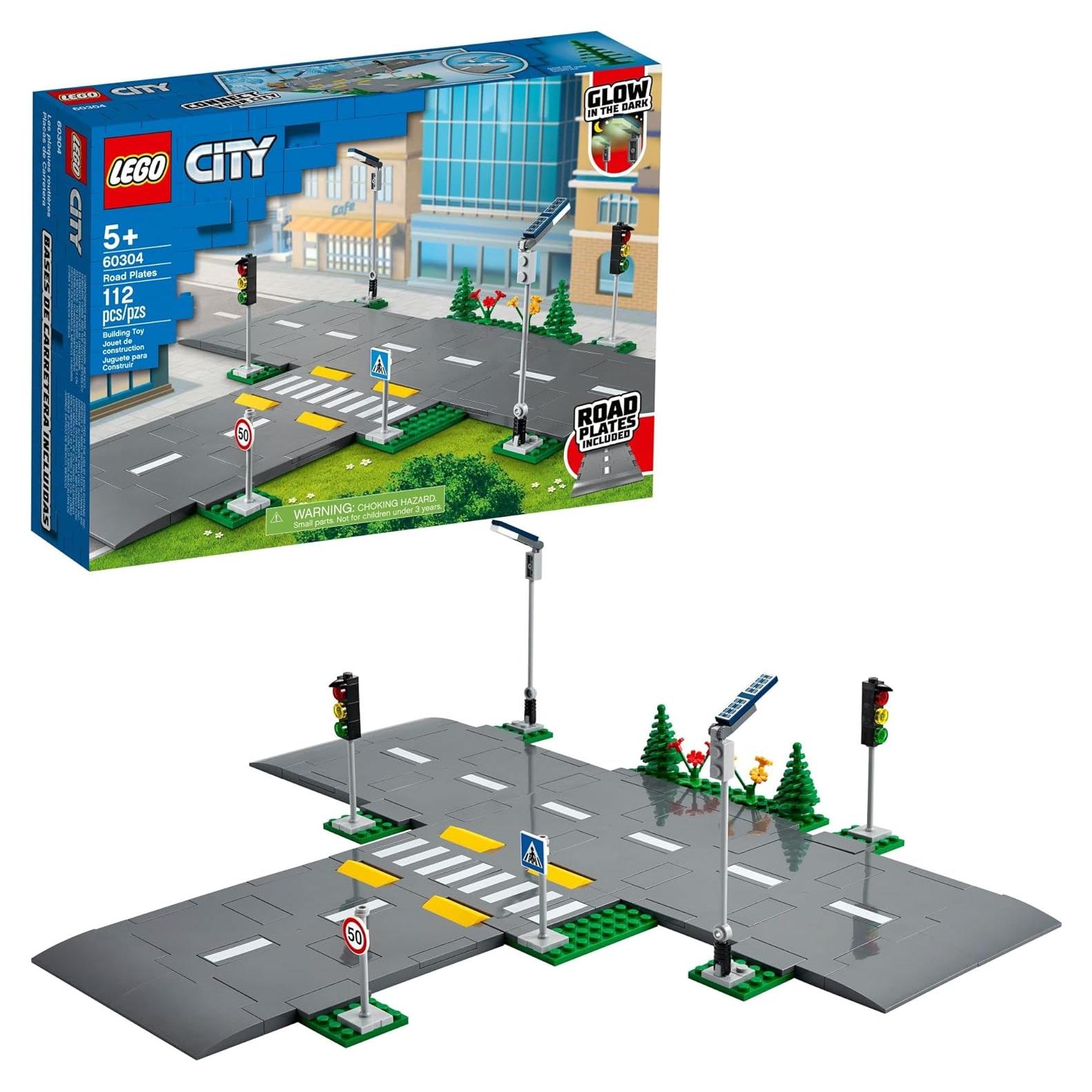 LEGO City Placas de Carretera 60304 - Set de Construcción 112 Piezas