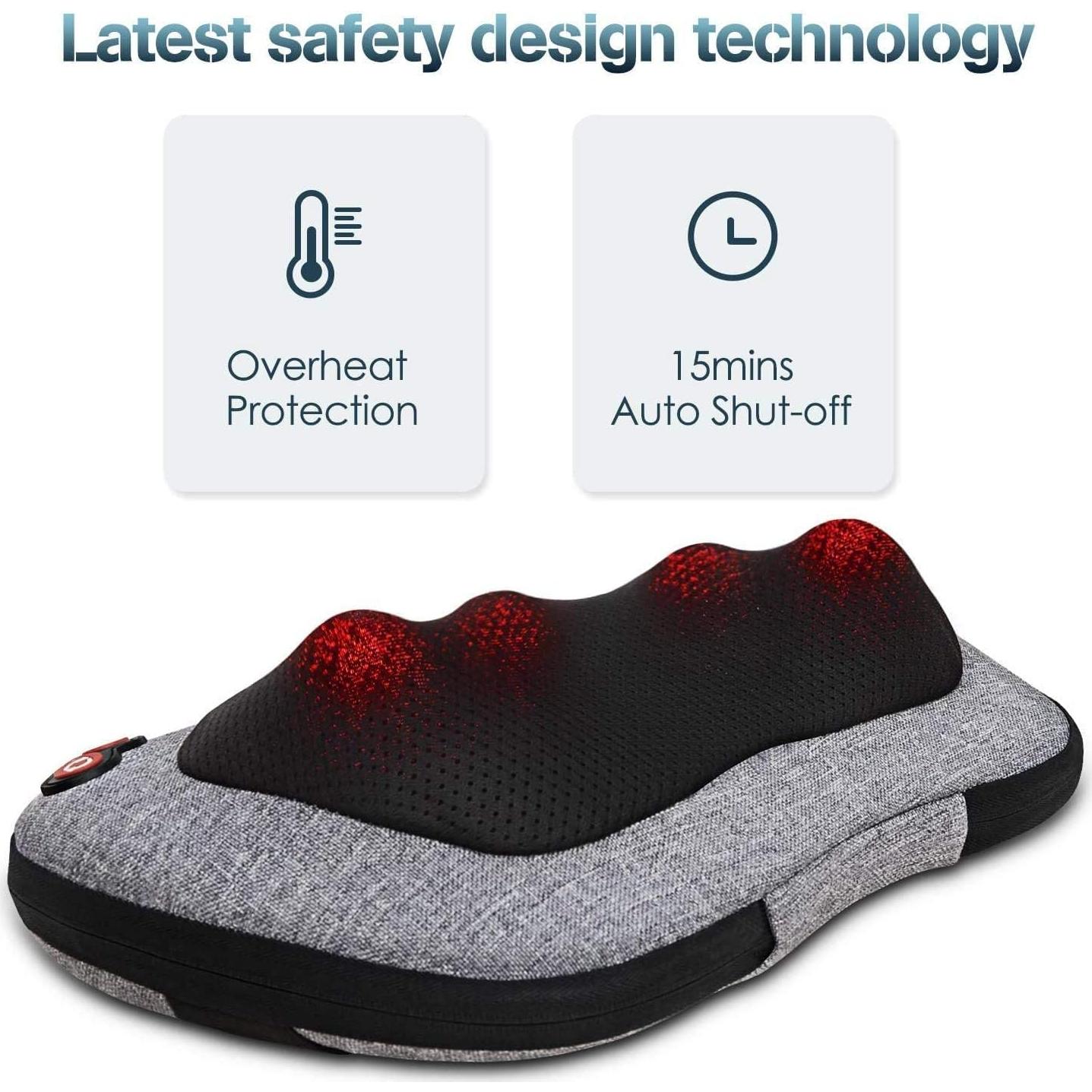 Masajeador de Espalda Shiatsu VIKTOR JURGEN 3D con Calor