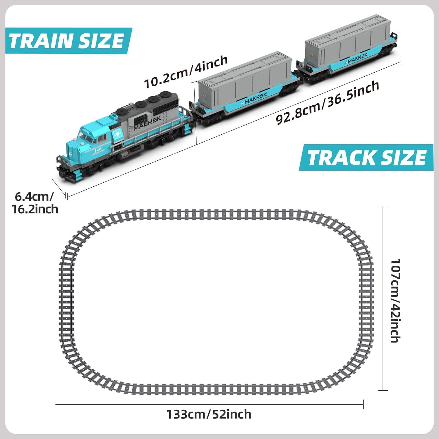 Juego de Bloques de Tren Motorizado Chenghai 1078 Piezas