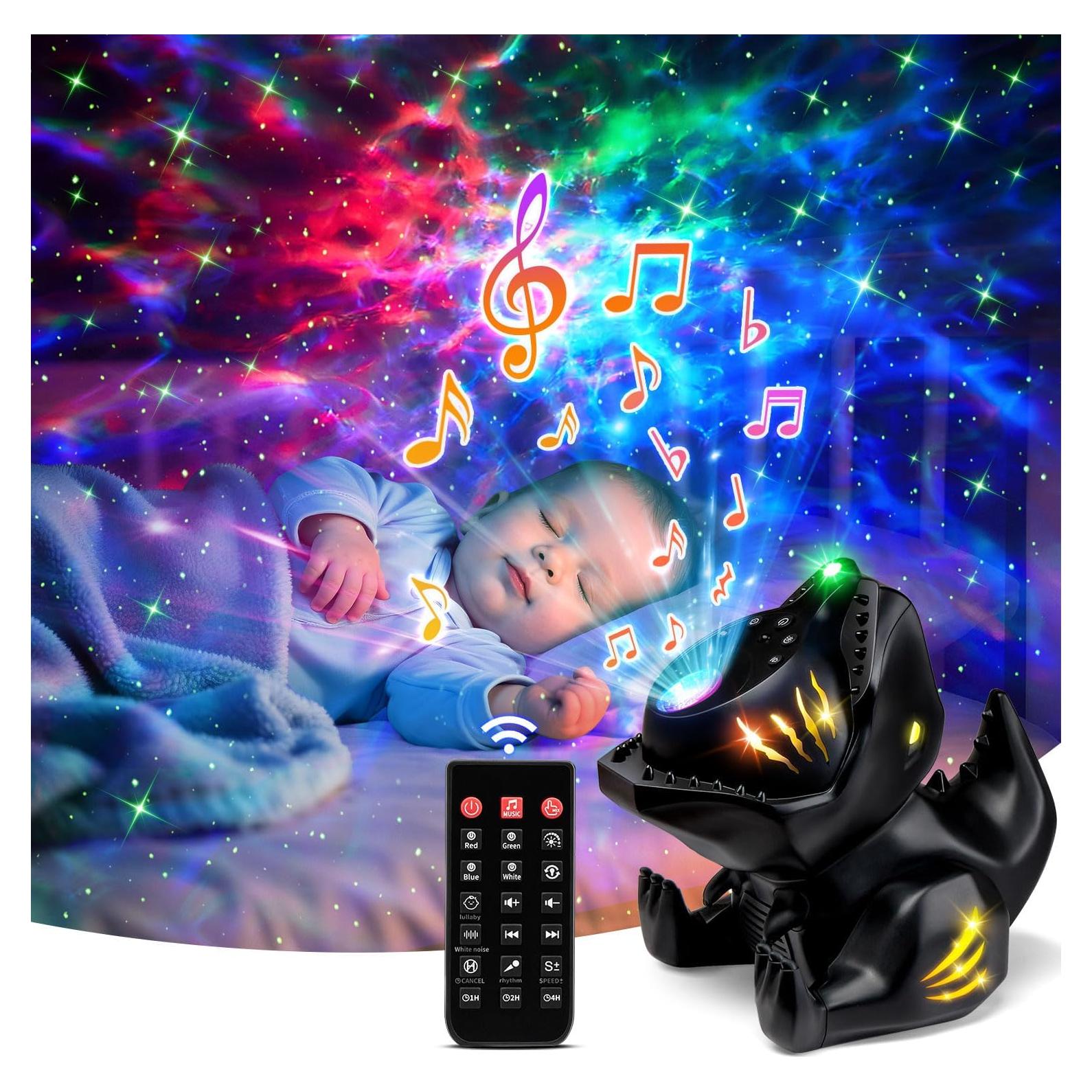 Proyector de Luz Nocturna Dinosaurio TK.CO. WH-E23 22 Sonidos