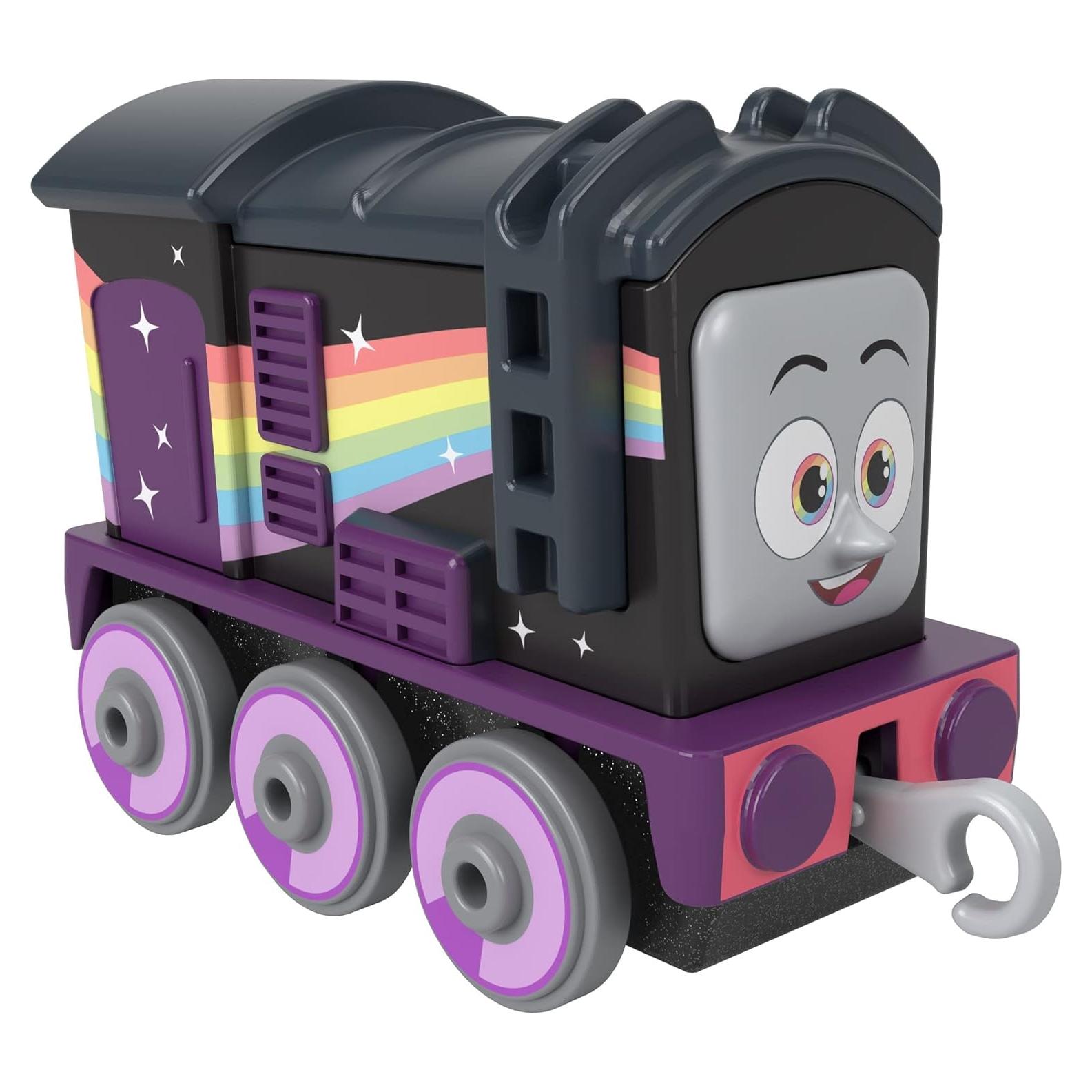 Locomotora Arcoíris Diesel Fisher-Price para Empujar