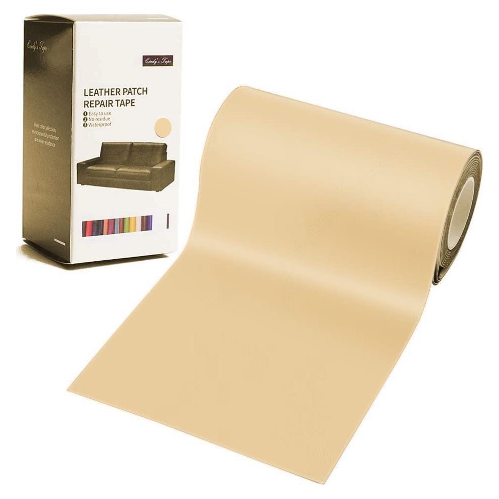Cinta de Reparación de Cuero Beige Tan 7.62 x 152.4 cm Cindy