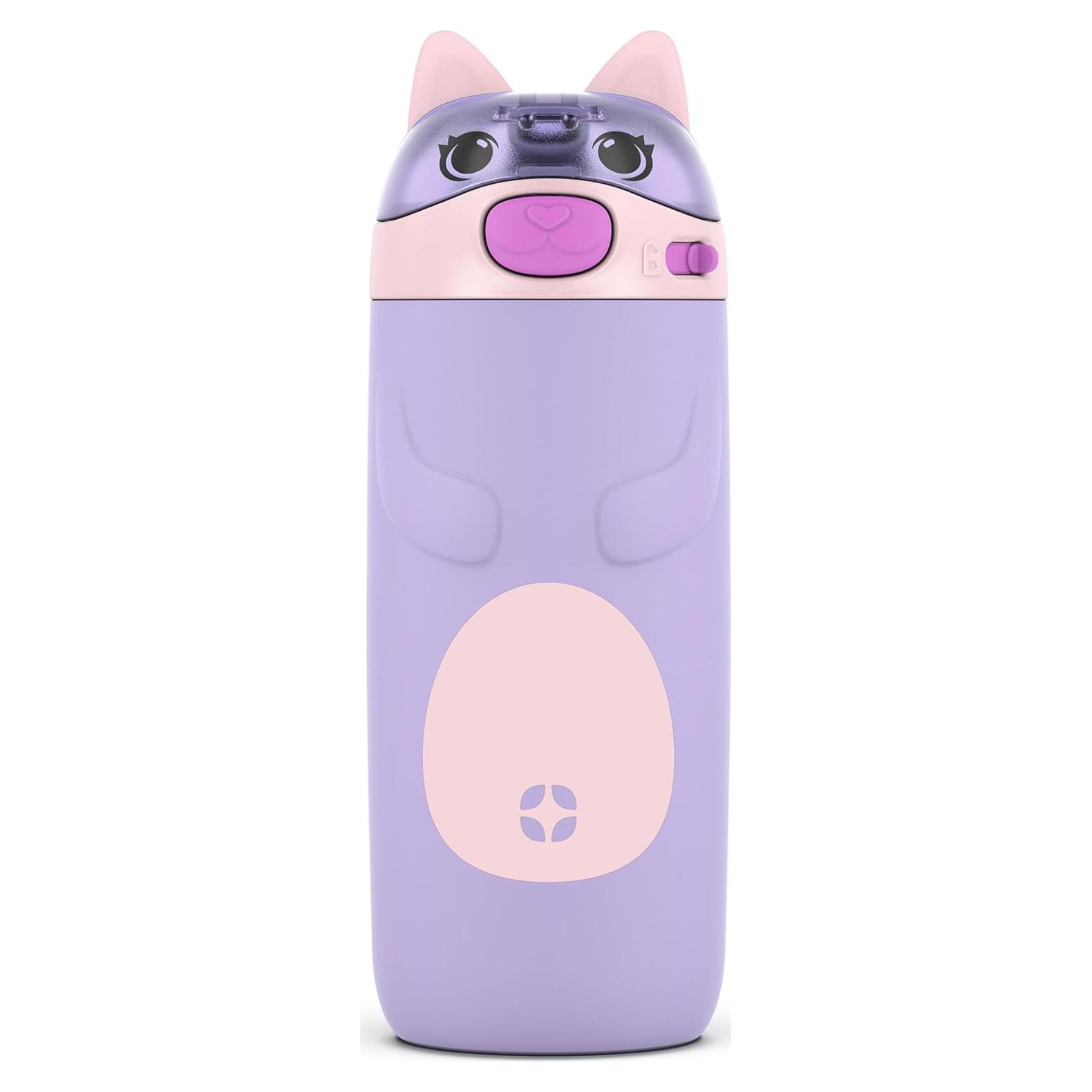 Botella de Agua Ello Ellies 355ml Acero Inoxidable Gato