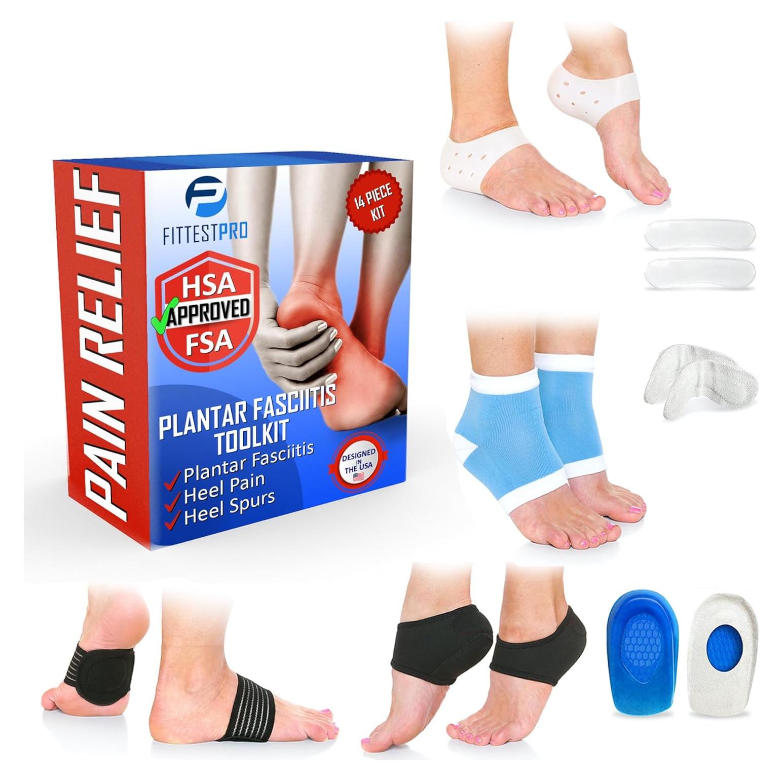 Kit de Alivio para Fascitis Plantar Fittest Pro 14 Piezas