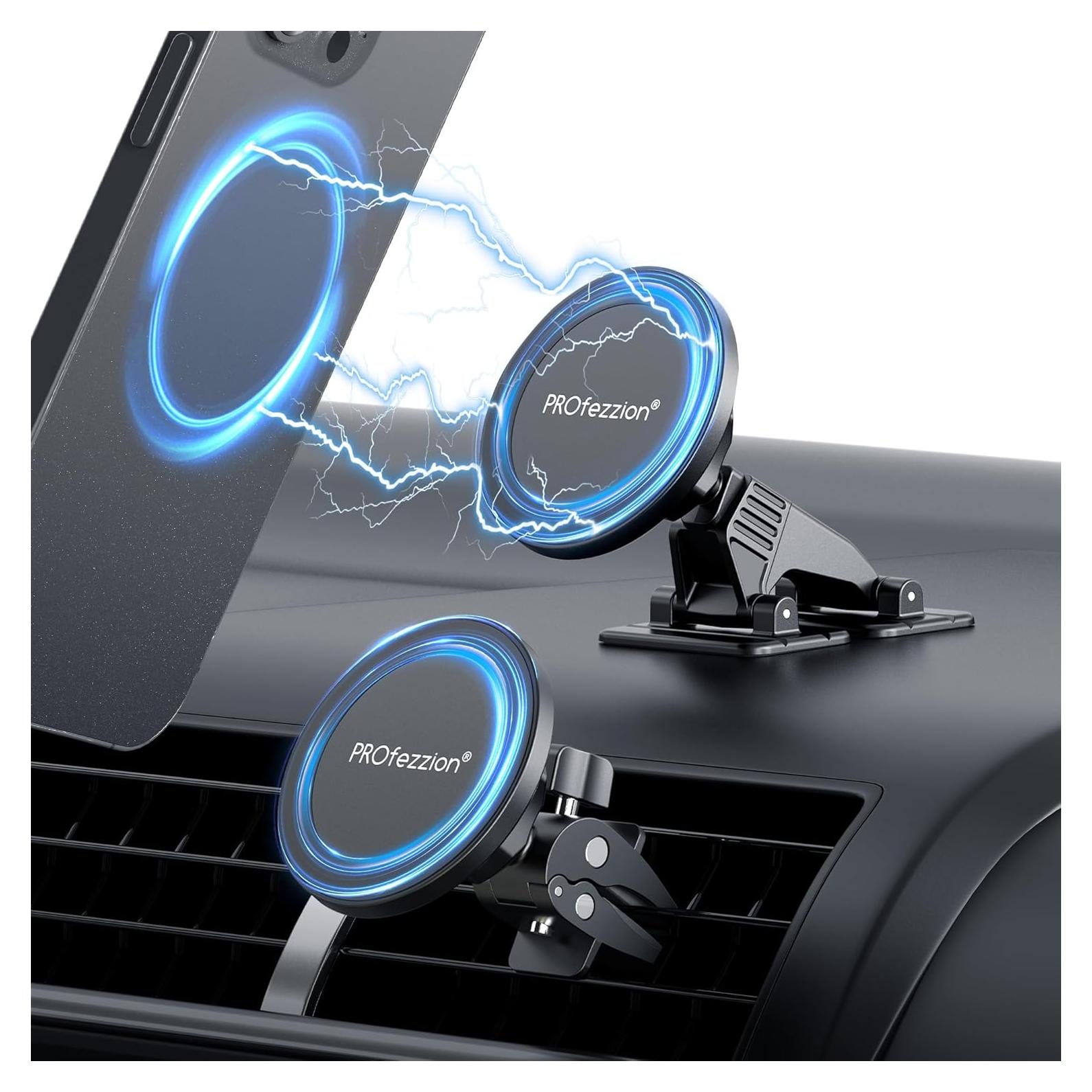 Soporte Magnético para Coche PROfezzion MagSafe 2 Unidades