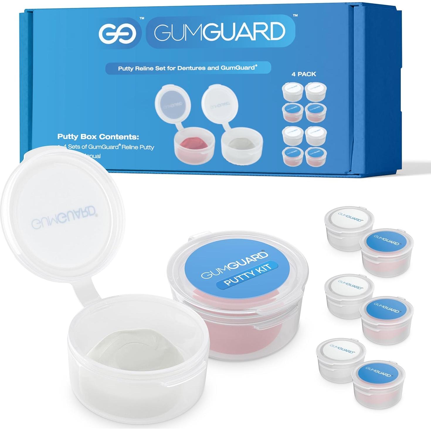 Masilla para Dentaduras GumGuard 2 Paquete Ajuste Rápido
