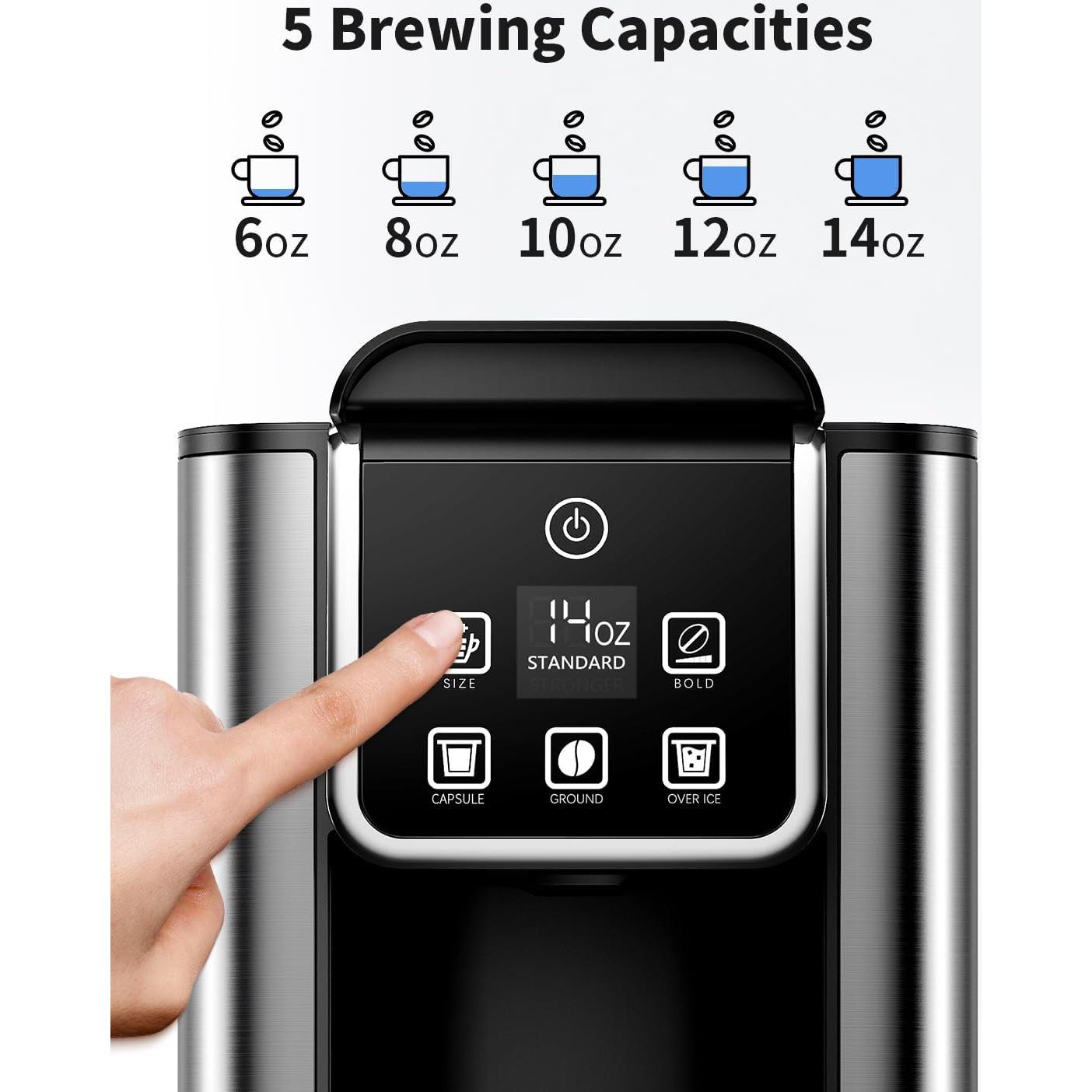 Cafetera KIDISLE KC101B para Café Caliente y Frío 2,01 kg