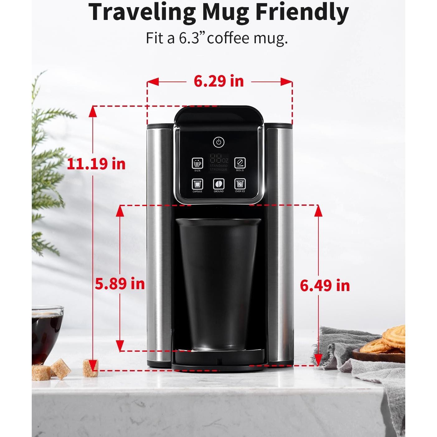 Cafetera KIDISLE KC101B para Café Caliente y Frío 2,01 kg