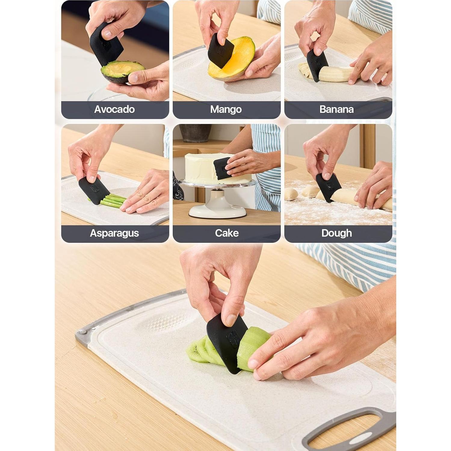 Raspador de Sartenes CLUEAPOP 5 Pcs Plástico Resistente