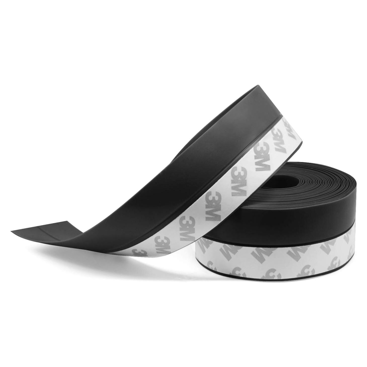 Tira de Sellado de Silicona TAROSE 4.88m Negro 25mm