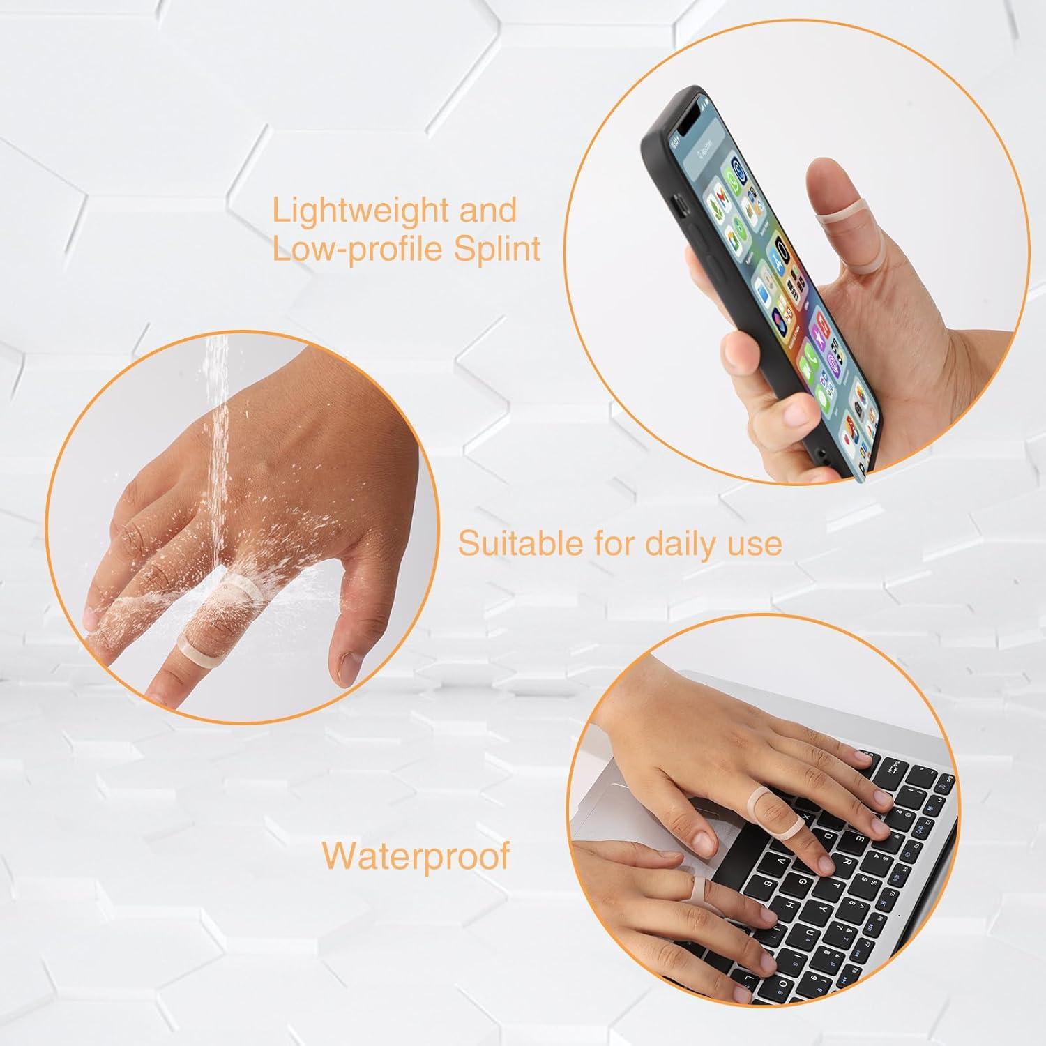 Férulas Ovaladas para Dedos CAGSIG - 5 Tamaños para Artritis