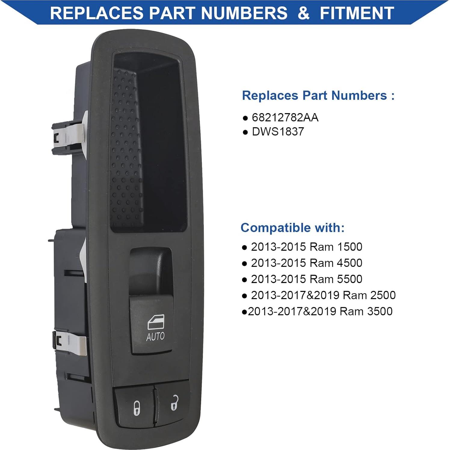 Interruptor Ventana Eléctrica Obaee AYG-00165 Compatible Ram