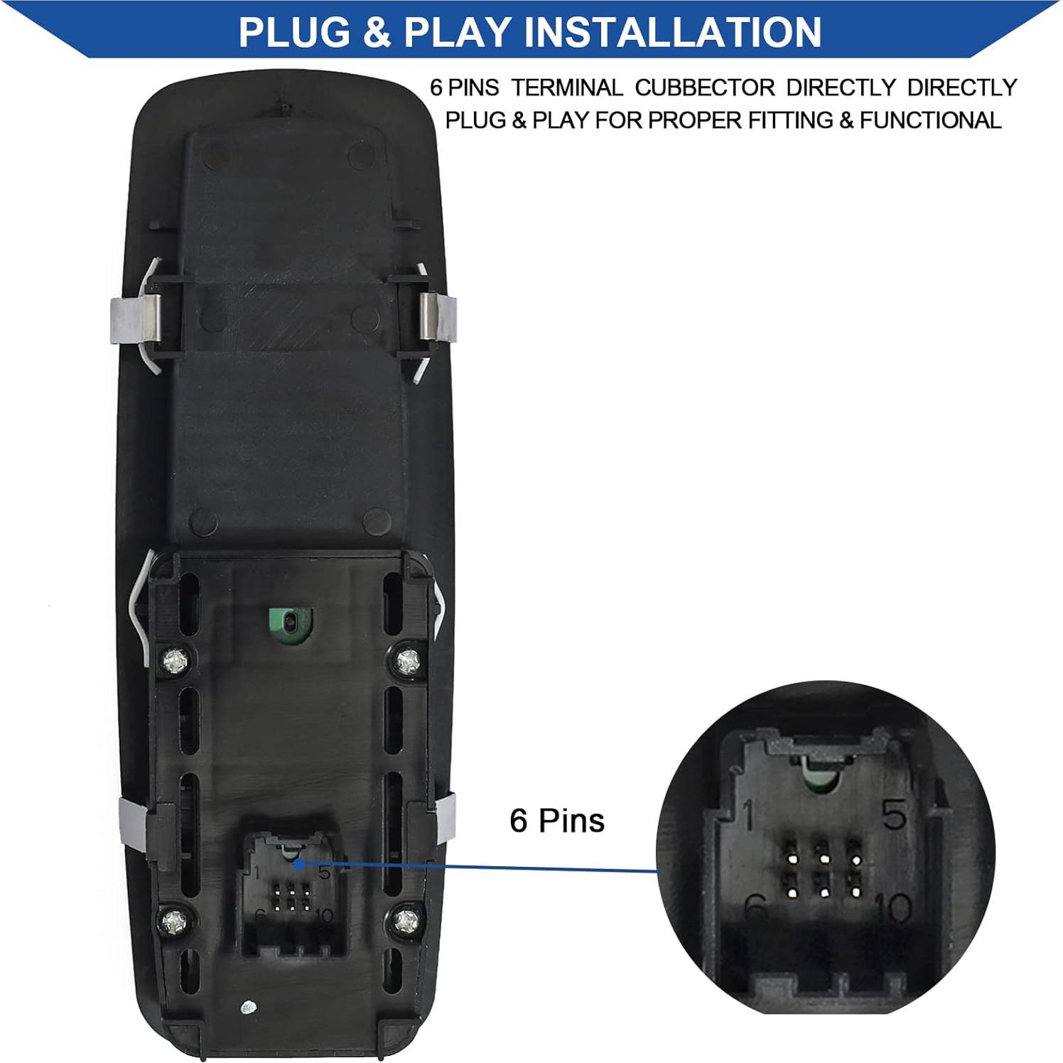 Interruptor Ventana Eléctrica Obaee AYG-00165 Compatible Ram