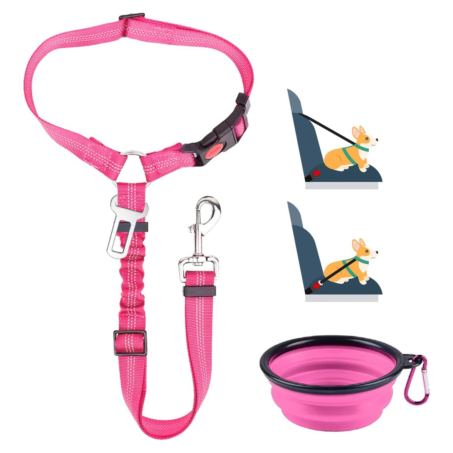 Cinturón de Seguridad para Perros Lukovee Ajustable Reflectante