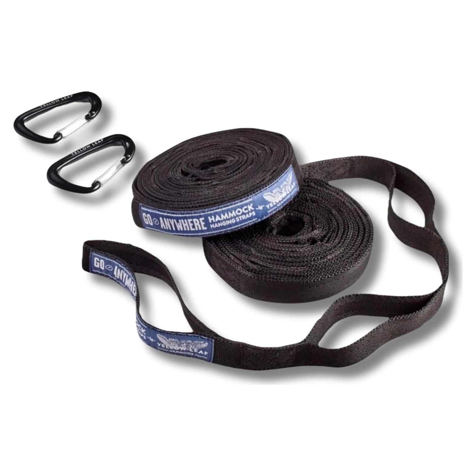 Cintas de Hamaca Yellow Leaf - Juego de 2, 3,66 m, 181 kg