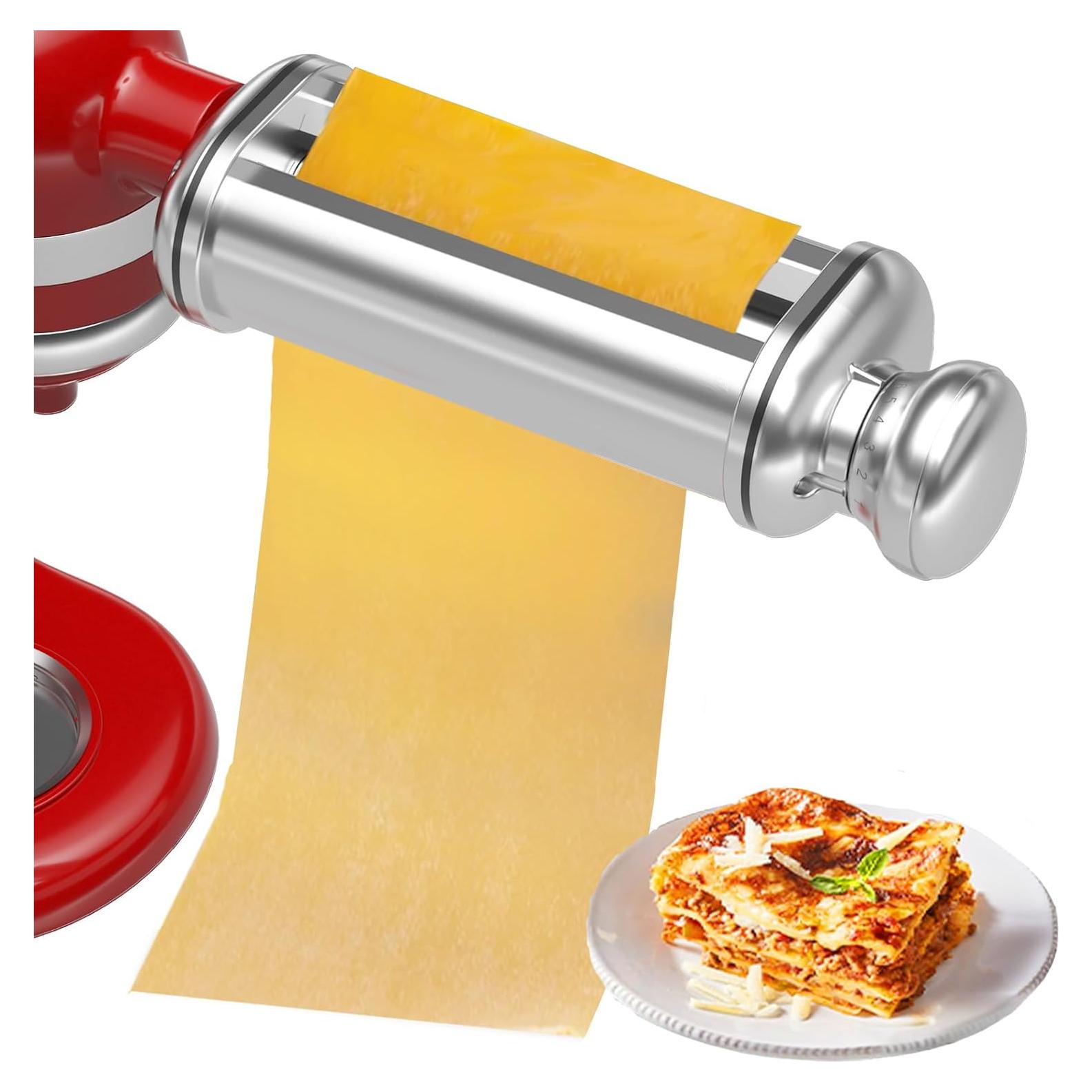 Rodillo de Pasta KitchenAid NEWSETS con 8 Grosor Acero Inox