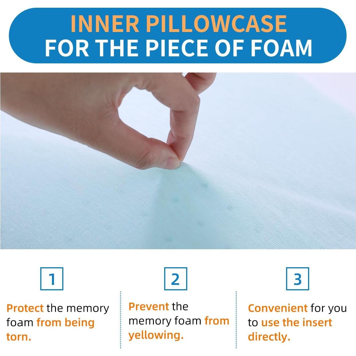 Almohada Ajustable LOFE Espuma con Memoria 3.05 cm Azul