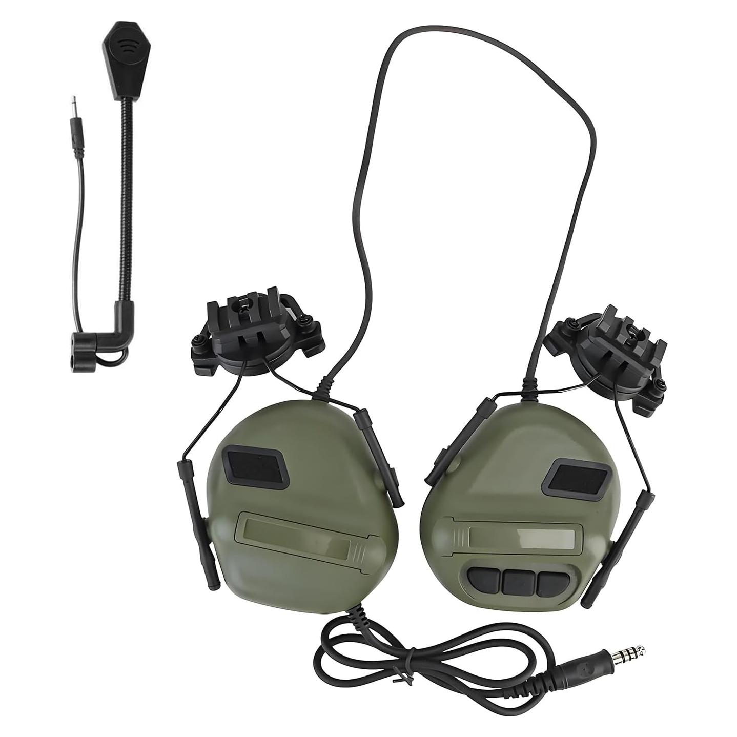 Auricular Táctico Buiishu MGS-S4S-HIW389 Verde OD