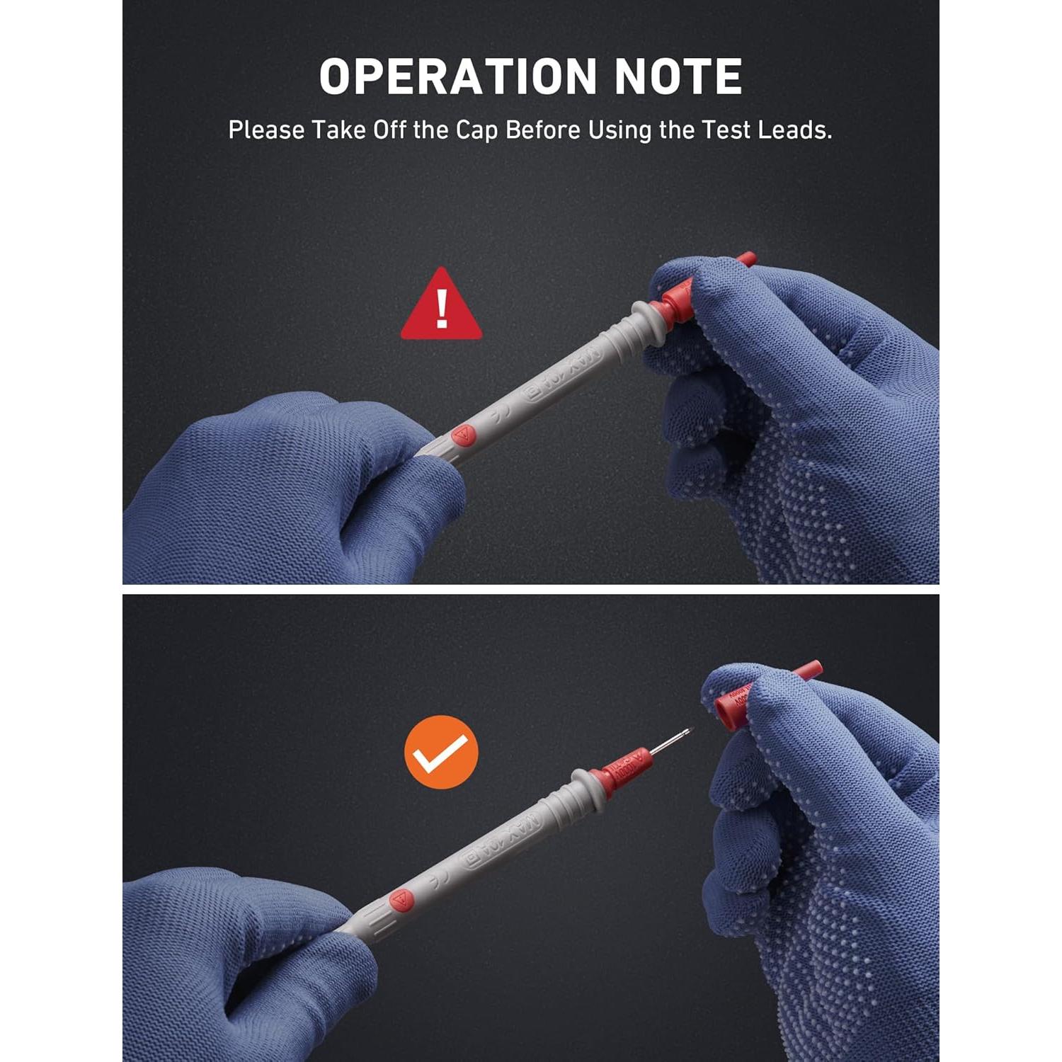 Multímetro Digital AstroAI DM6000AR TRMS 6000 Cuentas Negro