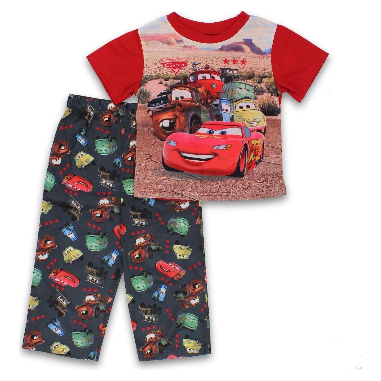 Conjunto de Pijamas Disney Cars 2 Piezas Niños 2T Rojo