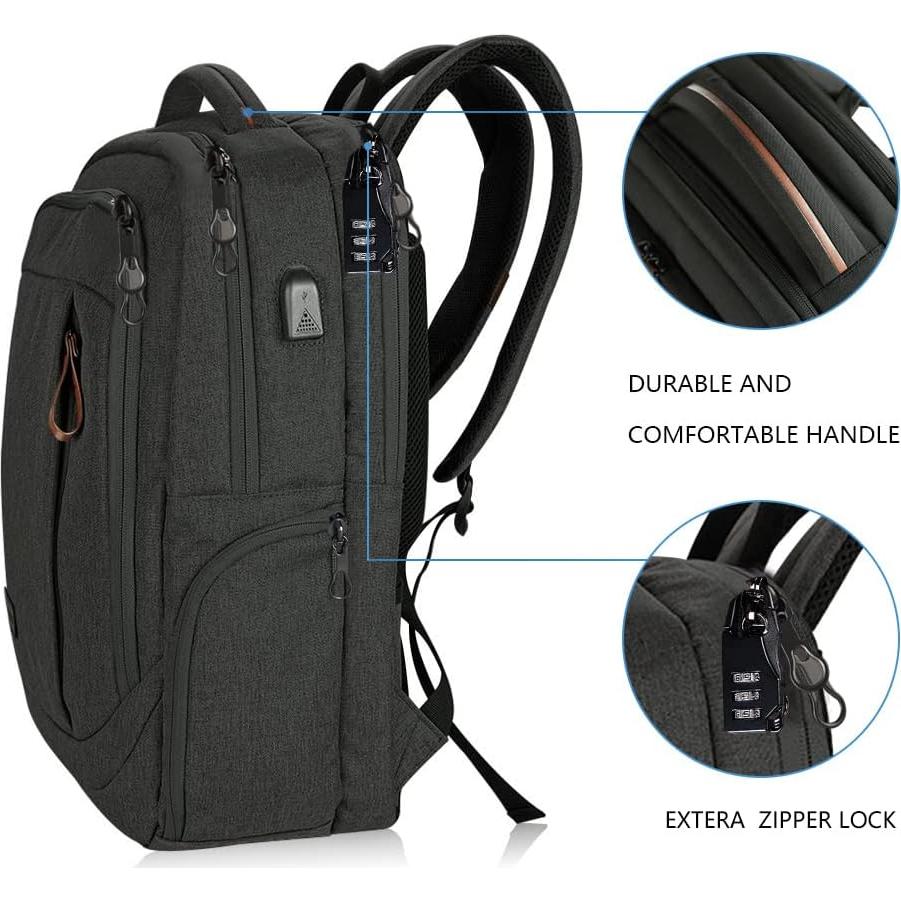 Mochila KROSER Grande para Laptop 17.3" Resistente al Agua