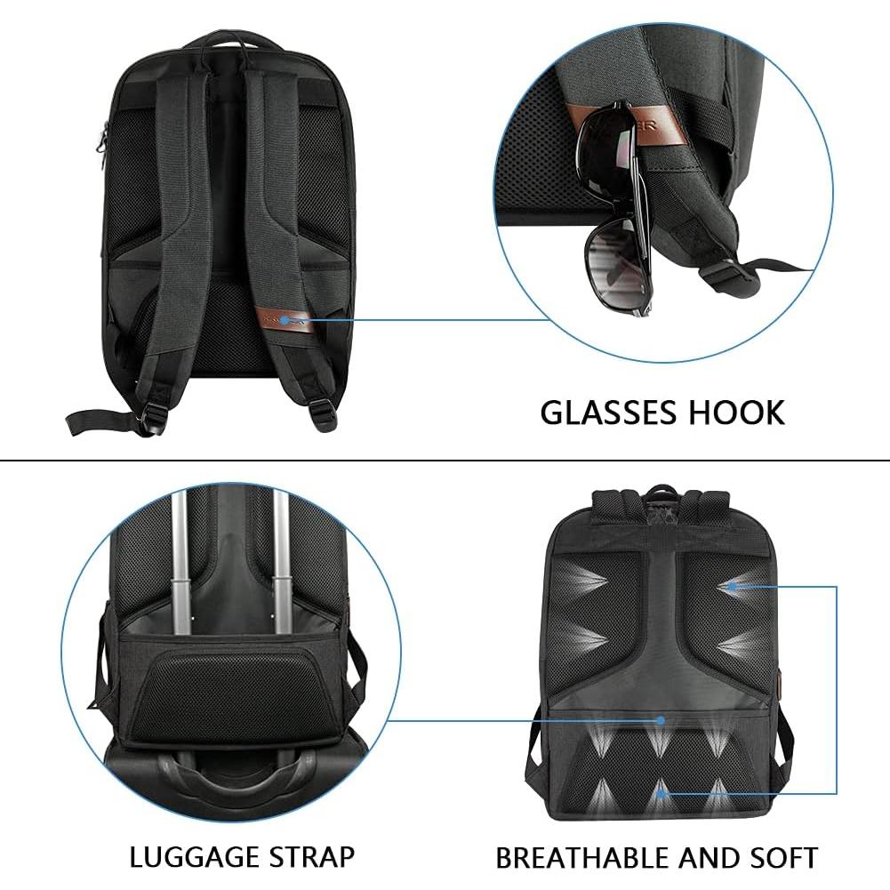 Mochila KROSER Grande para Laptop 17.3" Resistente al Agua