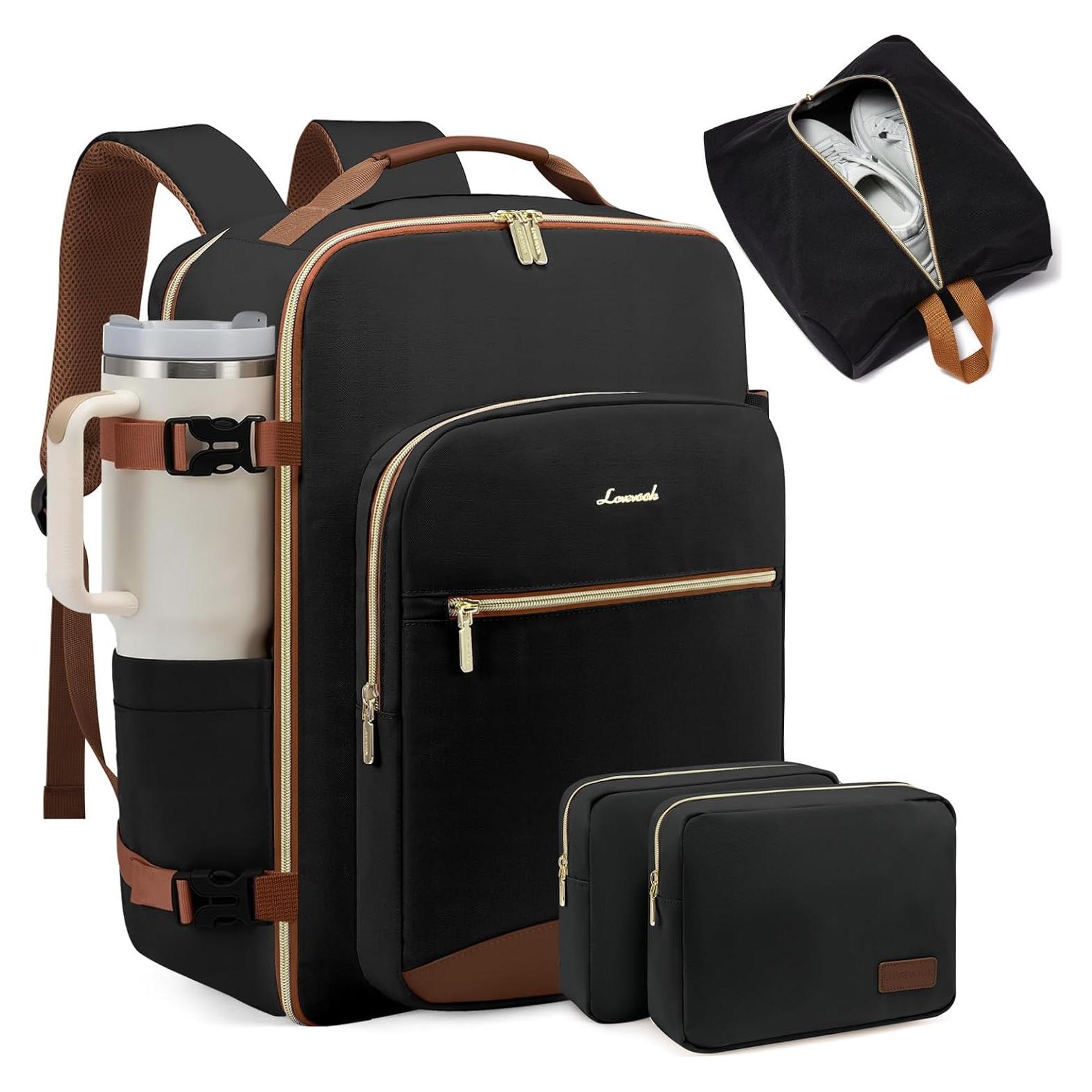 Mochila de Viaje LOVEVOOK 40L Unisex 17.3" Aprobada Aerolíneas