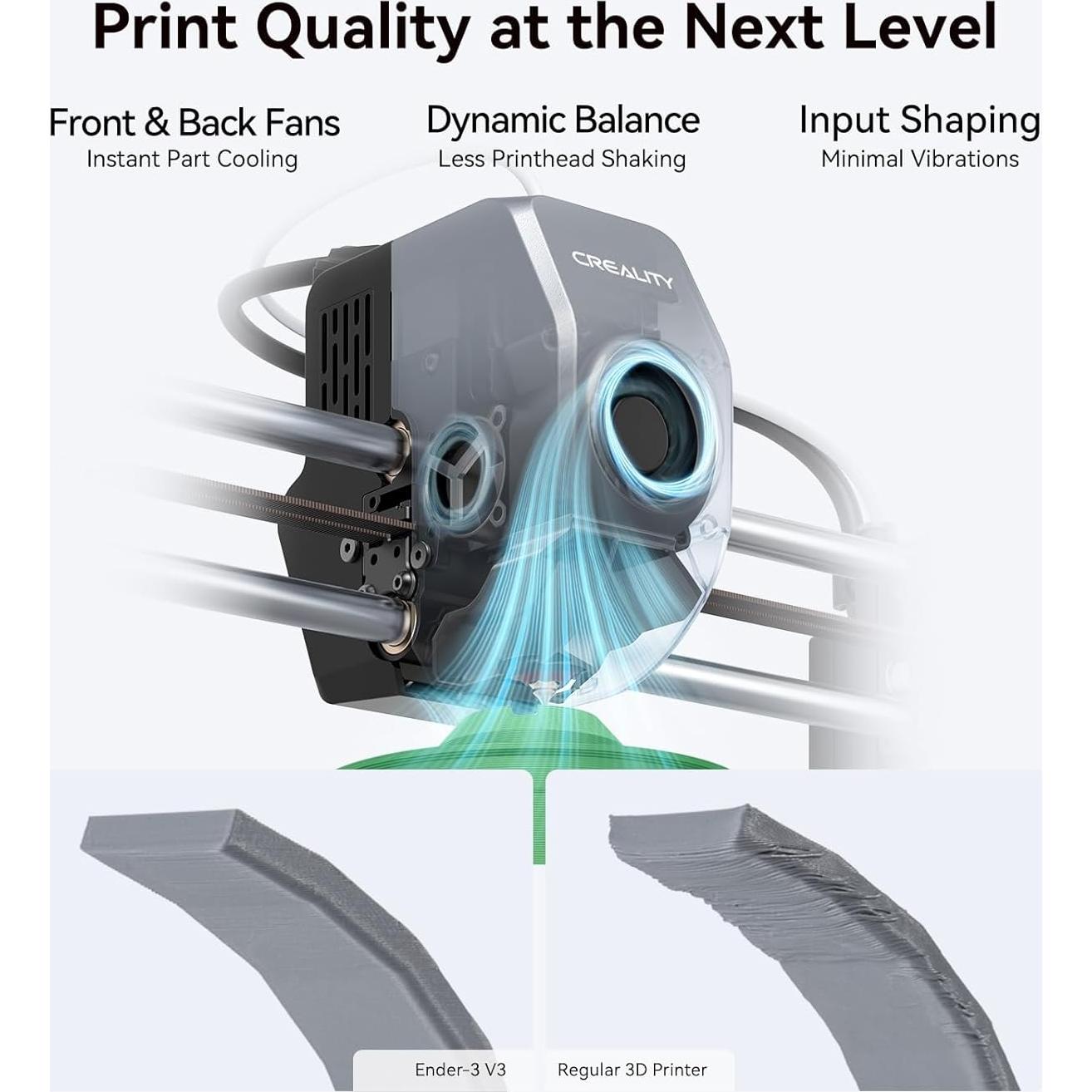 Impresora 3D Creality Ender 3 V3 - 600mm/s, 220x220x250mm
