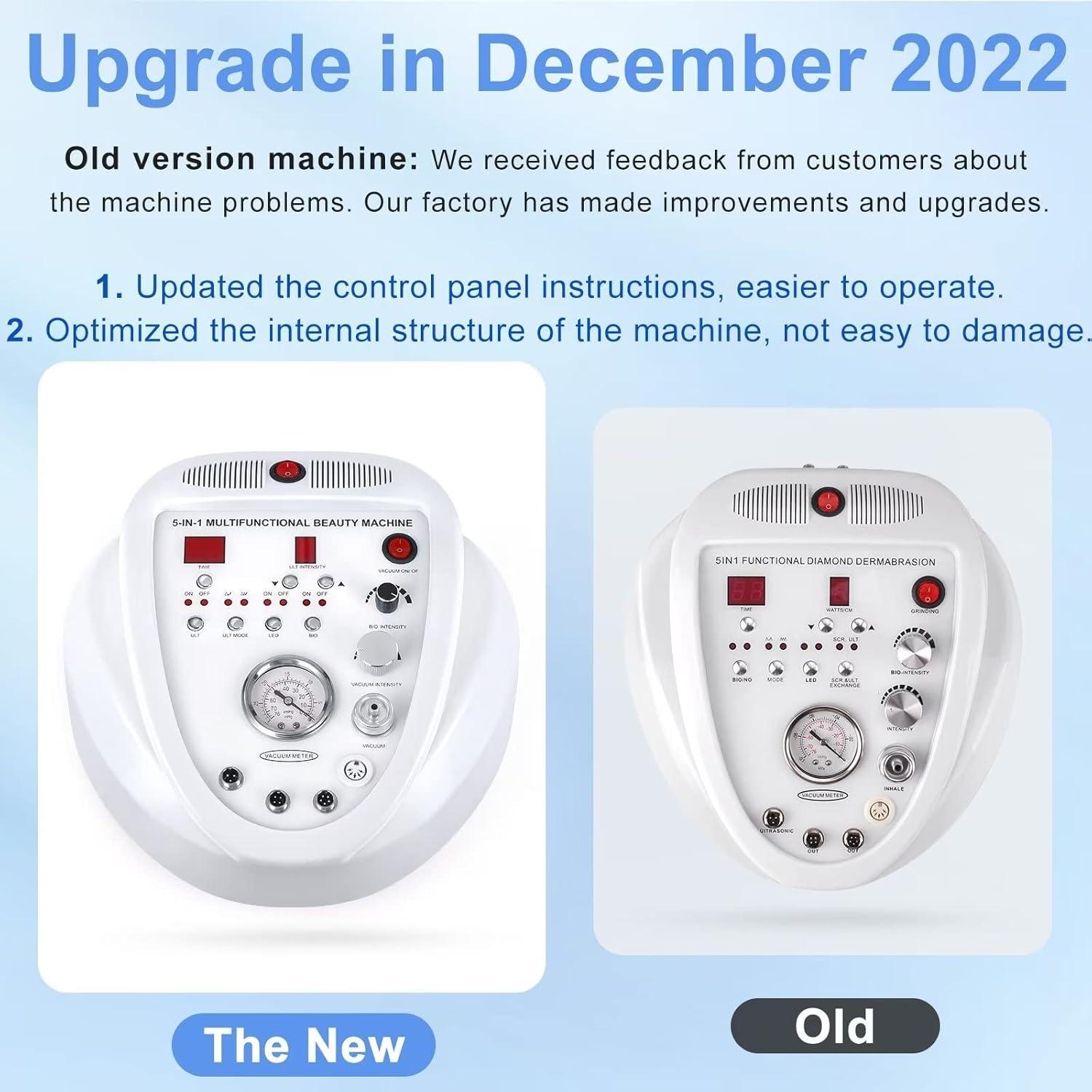 Máquina de Microdermoabrasión 5 en 1 Mcwdoit Facial Profesional