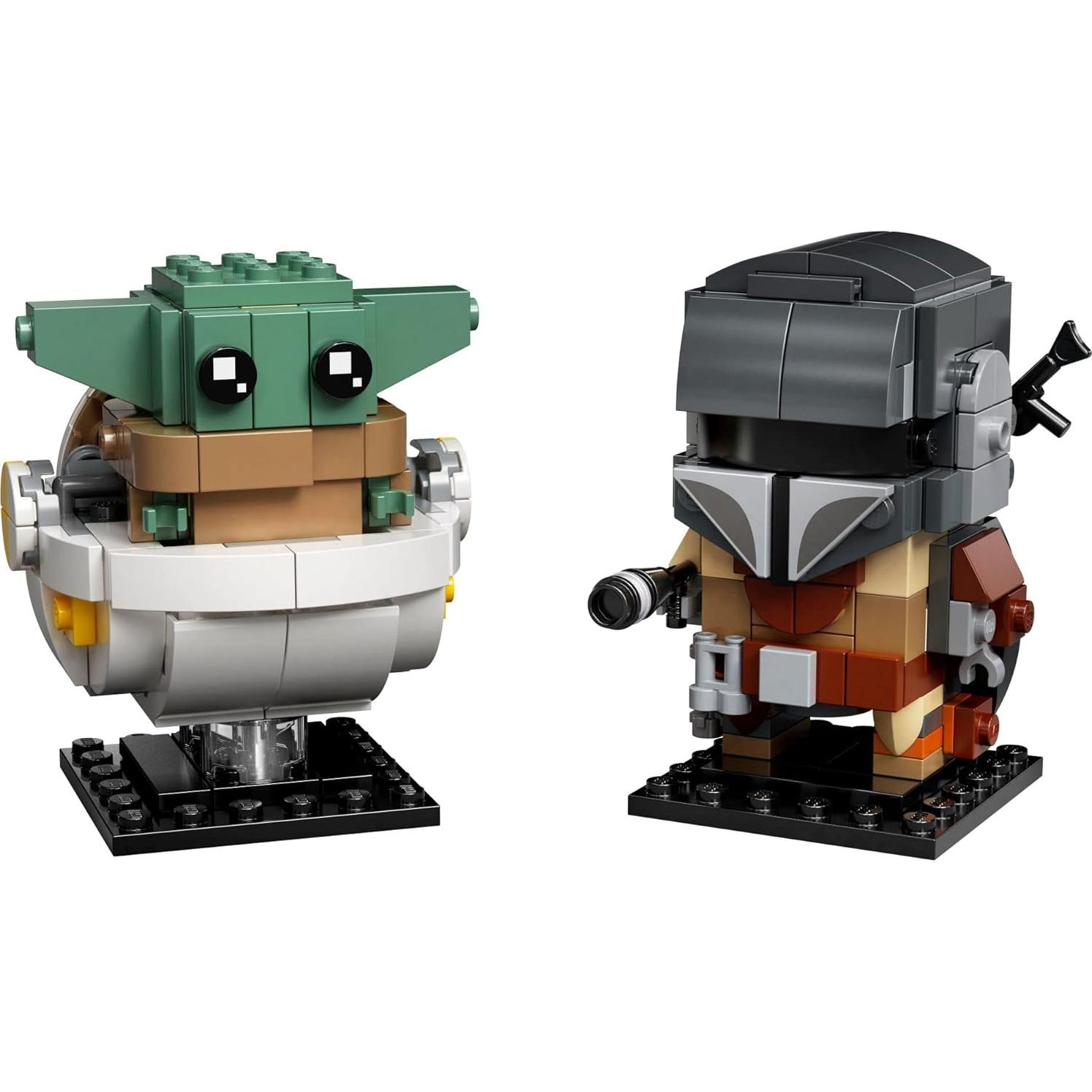 LEGO BrickHeadz Star Wars Mandaloriano y Baby Yoda 75317