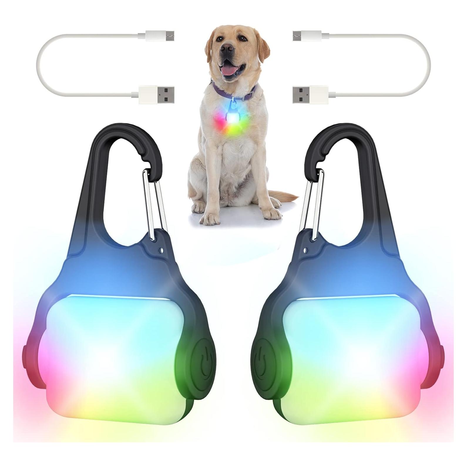 Luces LED para Collar de Perros BLBS - Recargables y Resistentes